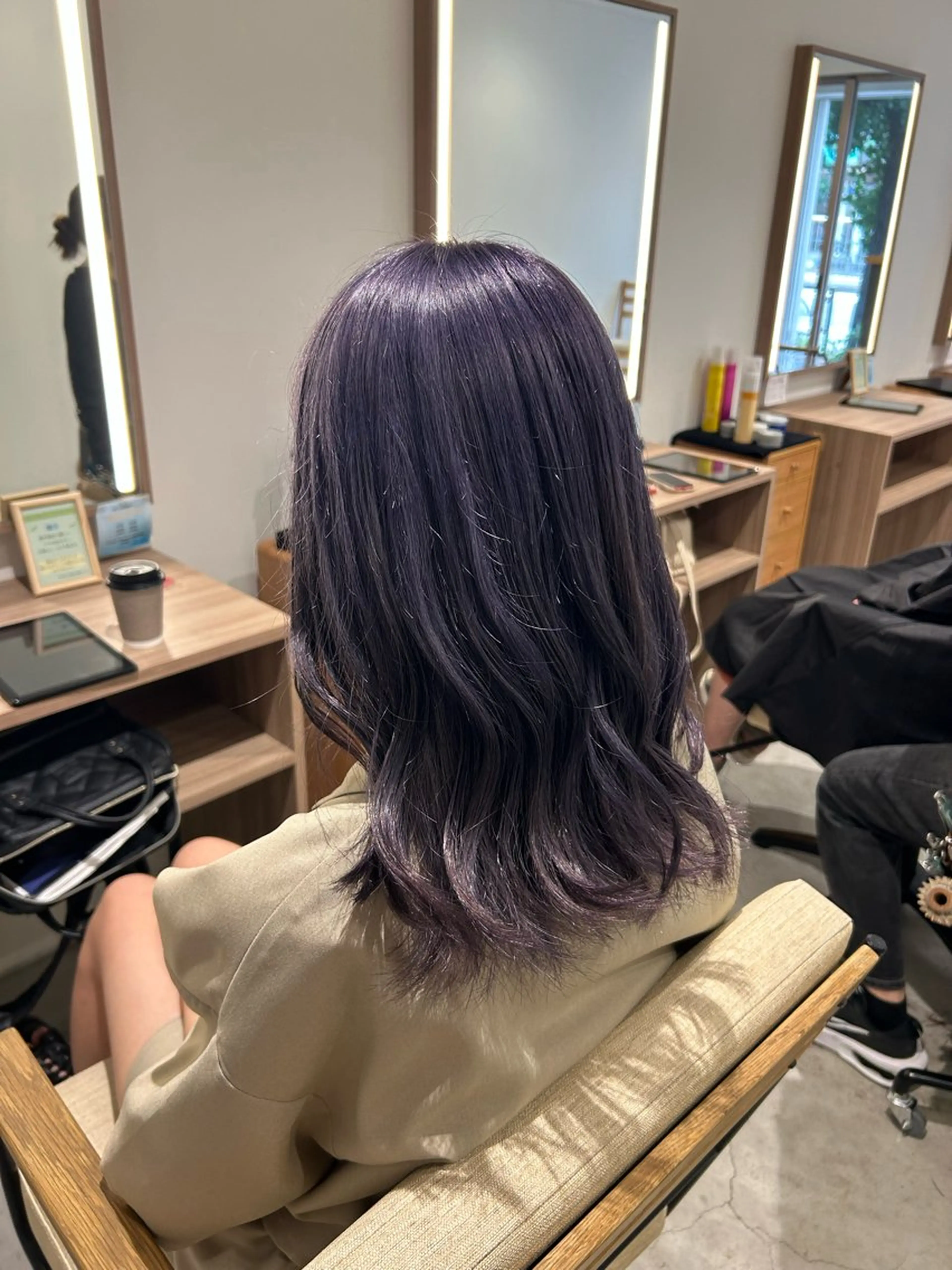 ロング カラー カット ヘアカラー トリートメント 🎀透明感カラー🎀 mikaのヘアスタイル