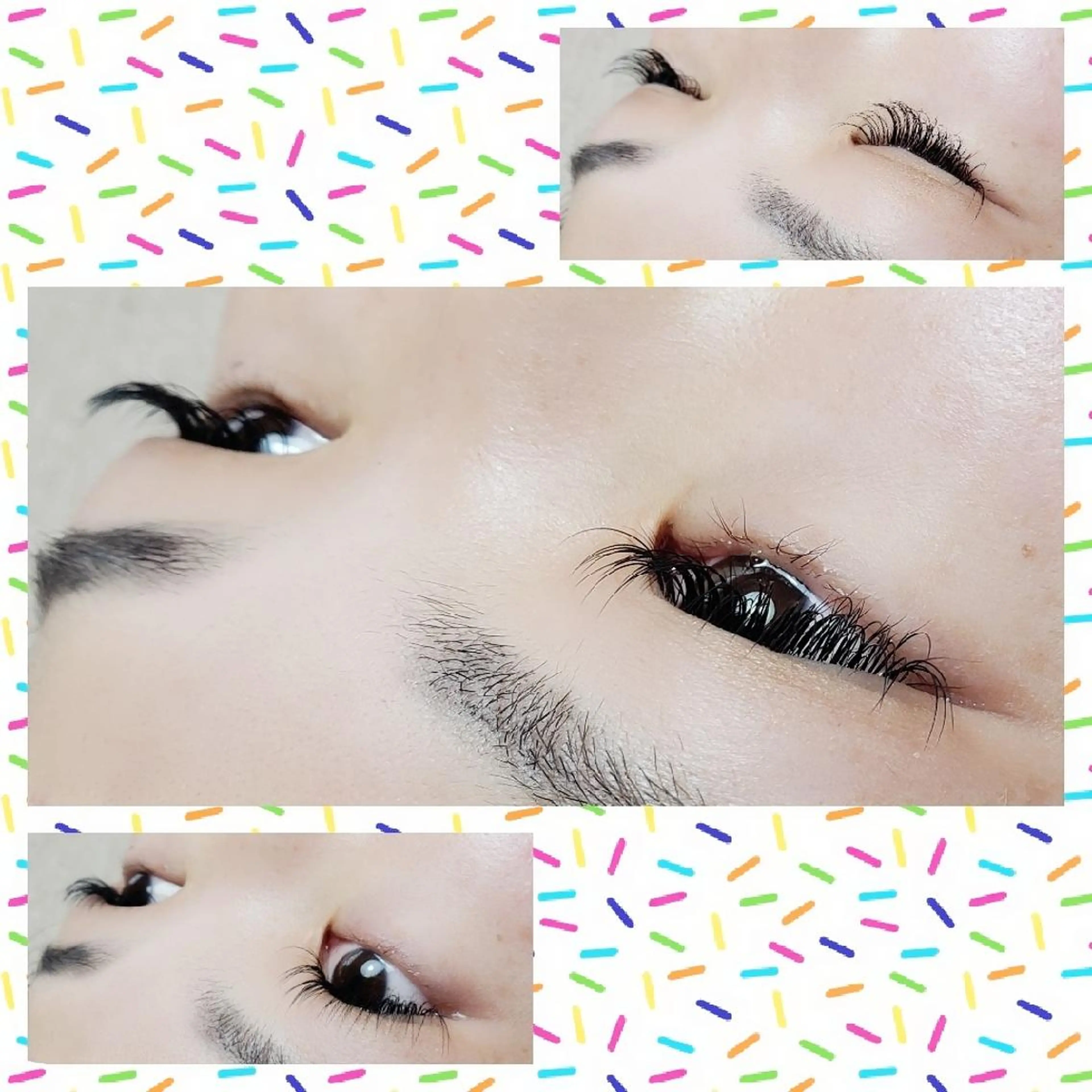 マツエク・マツパ Dカール Rouge ・ K  　のマツエク・マツパデザイン