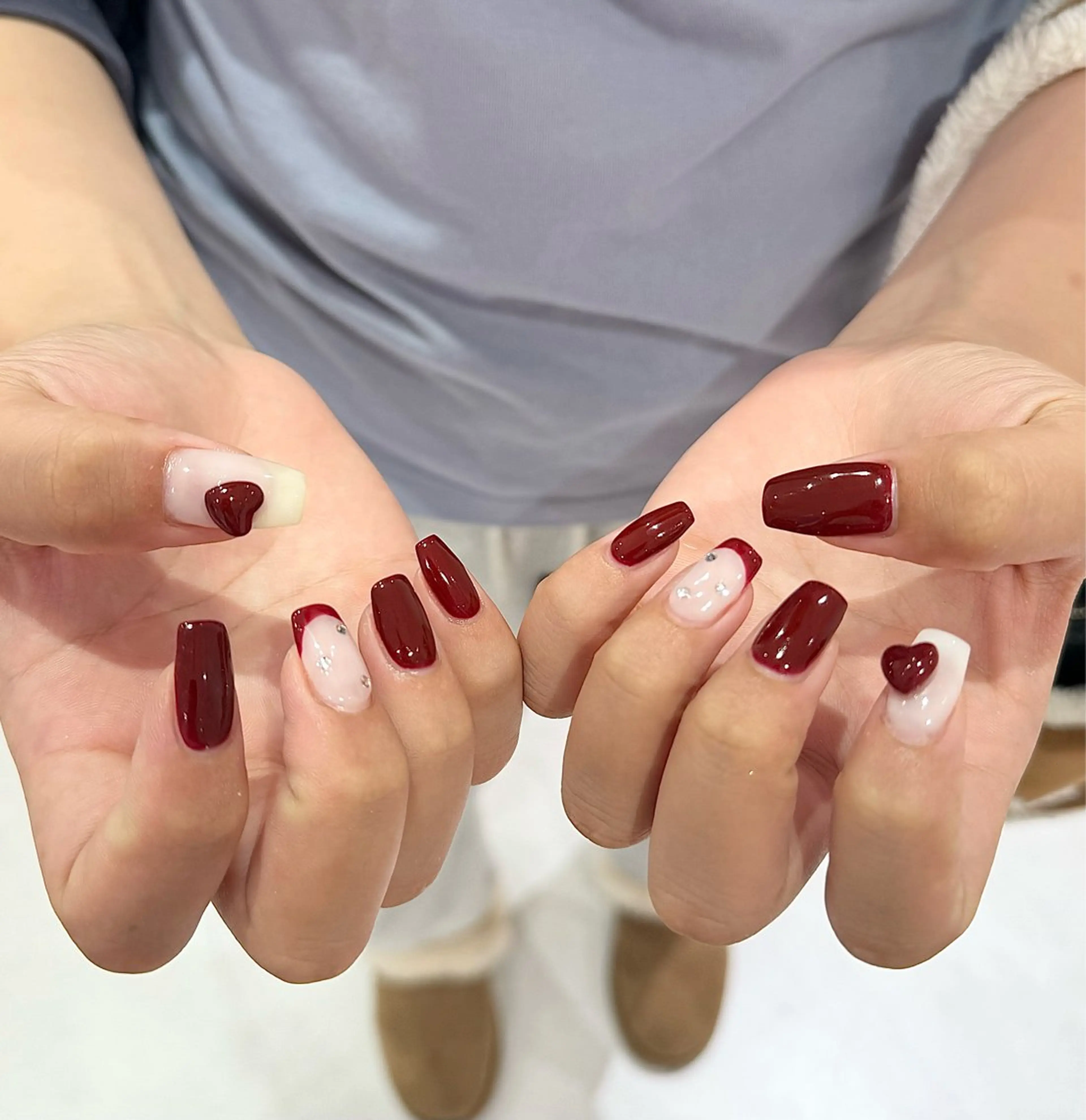 ネイル ハート LUCY NAIL&EYE所属・LUCY 心斎橋店/ Riko🎀のネイルデザイン