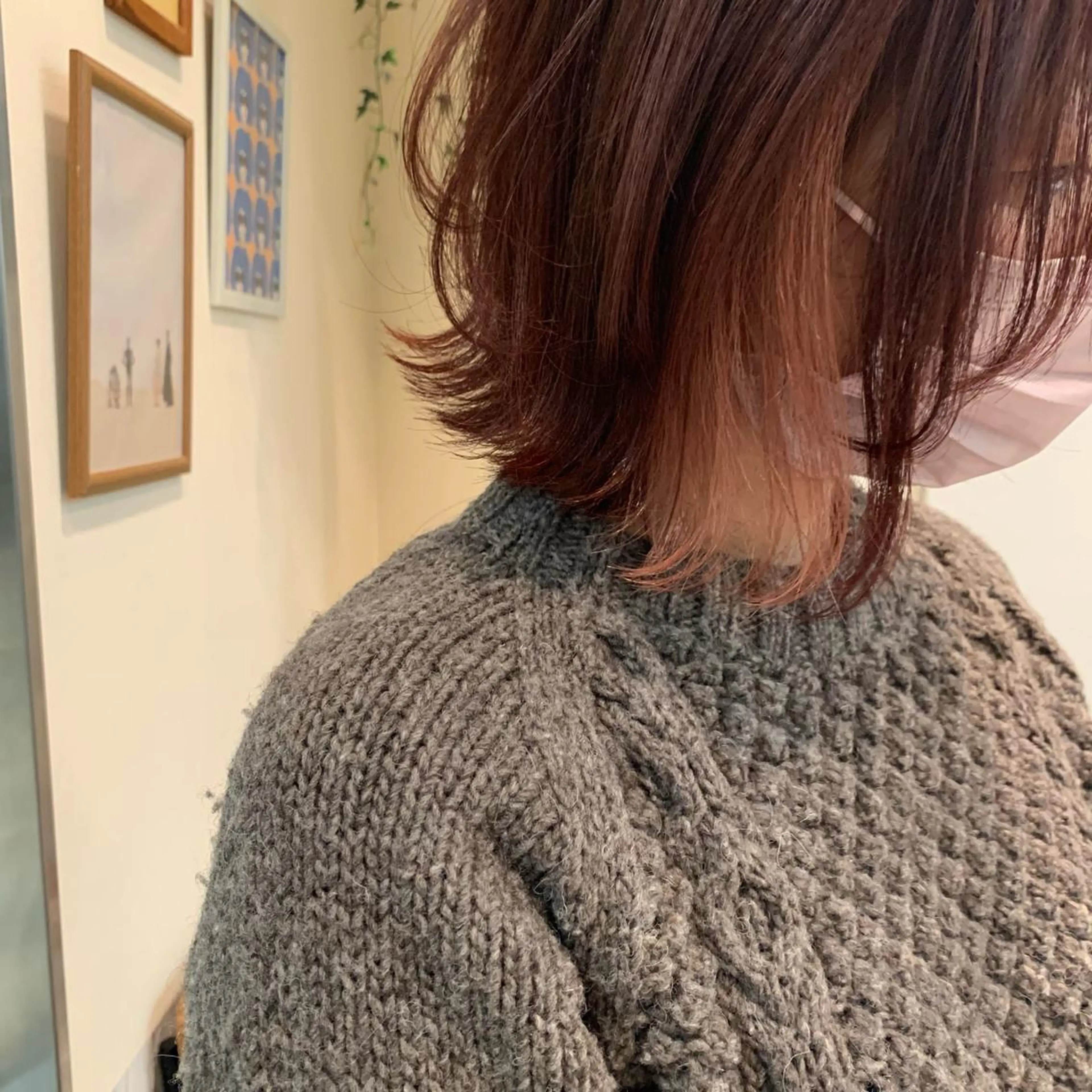 ミディアム カラー ハイトーン/ショート 村上淳乃🐥のヘアスタイル