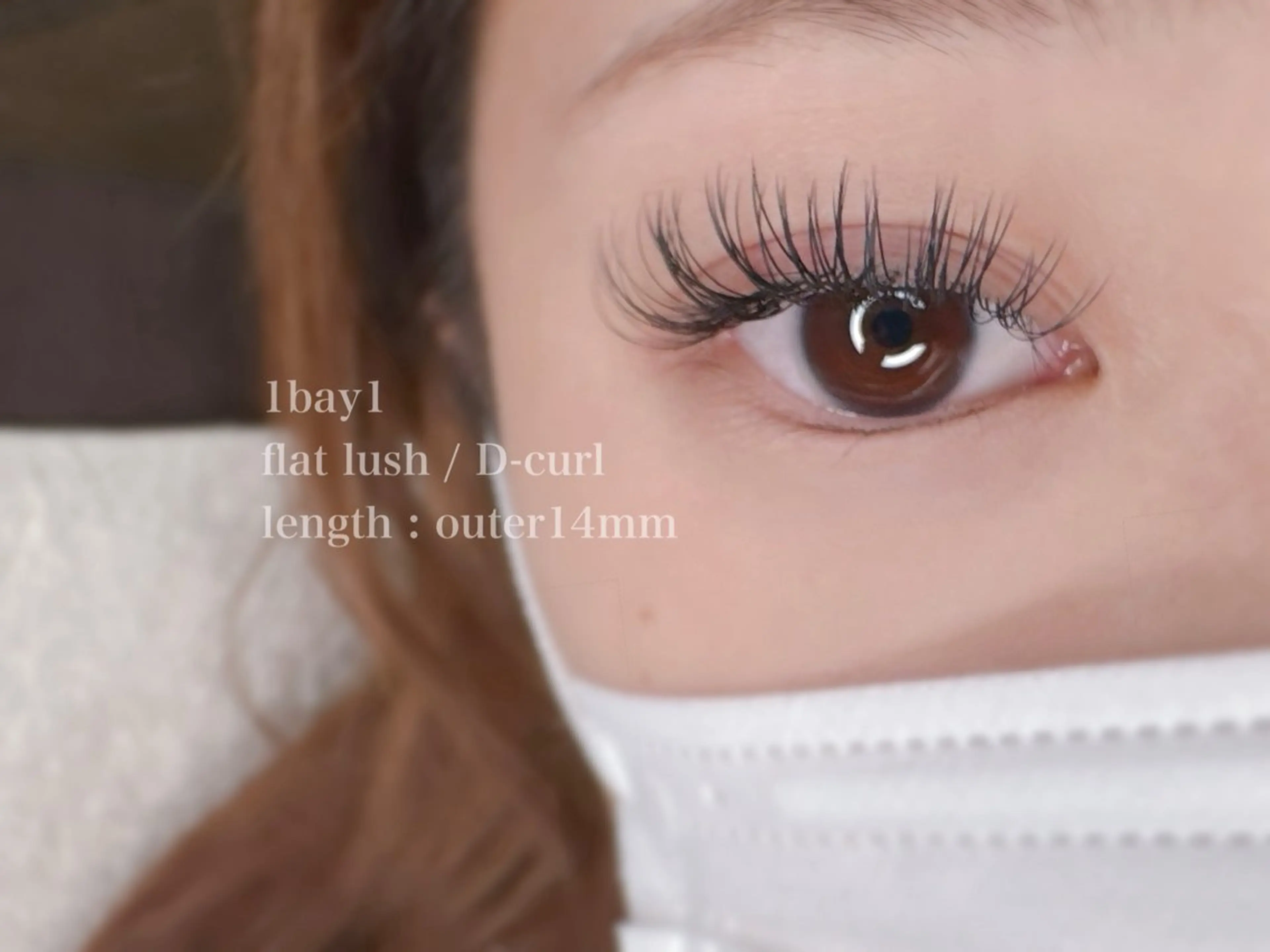 マツエク・マツパ マツエク LASHIQ南堀江 奥優美のマツエク・マツパデザイン