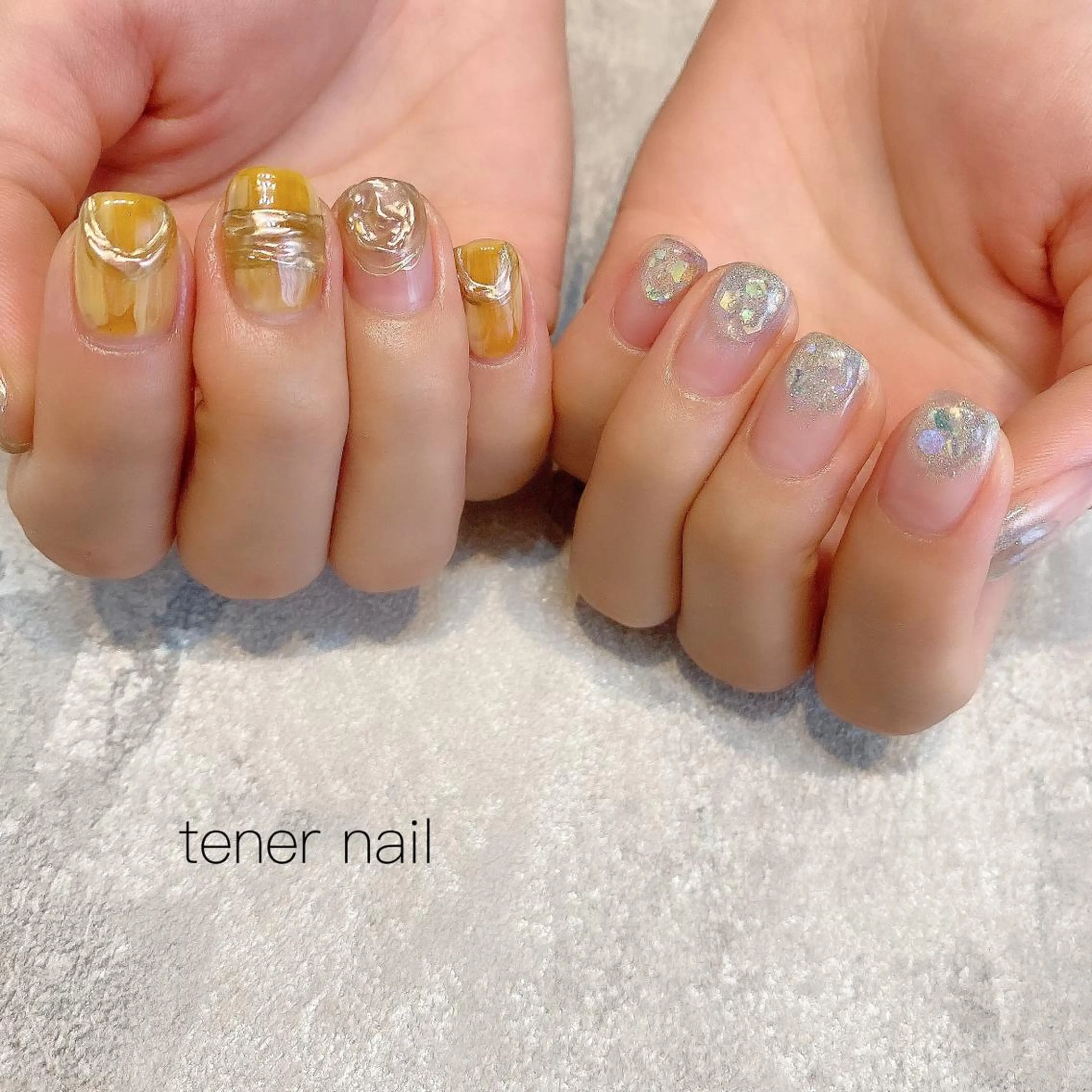 ネイル オレンジ tener  nail  テネルネイル所属・テネルネイル tener nailのネイルデザイン