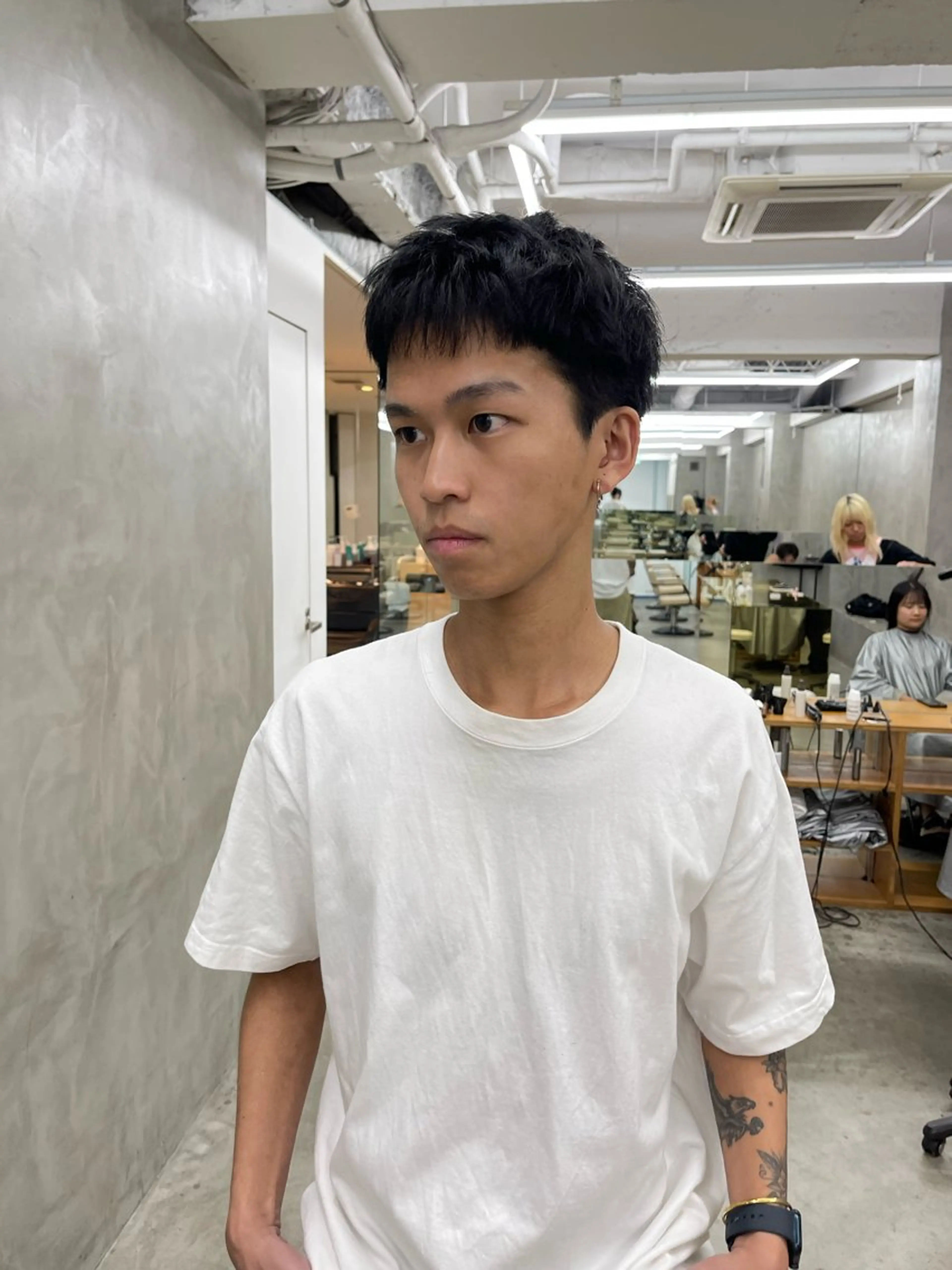 ショート メンズ カット パーマ メンズカット パーマ[佐橋]のヘアスタイル