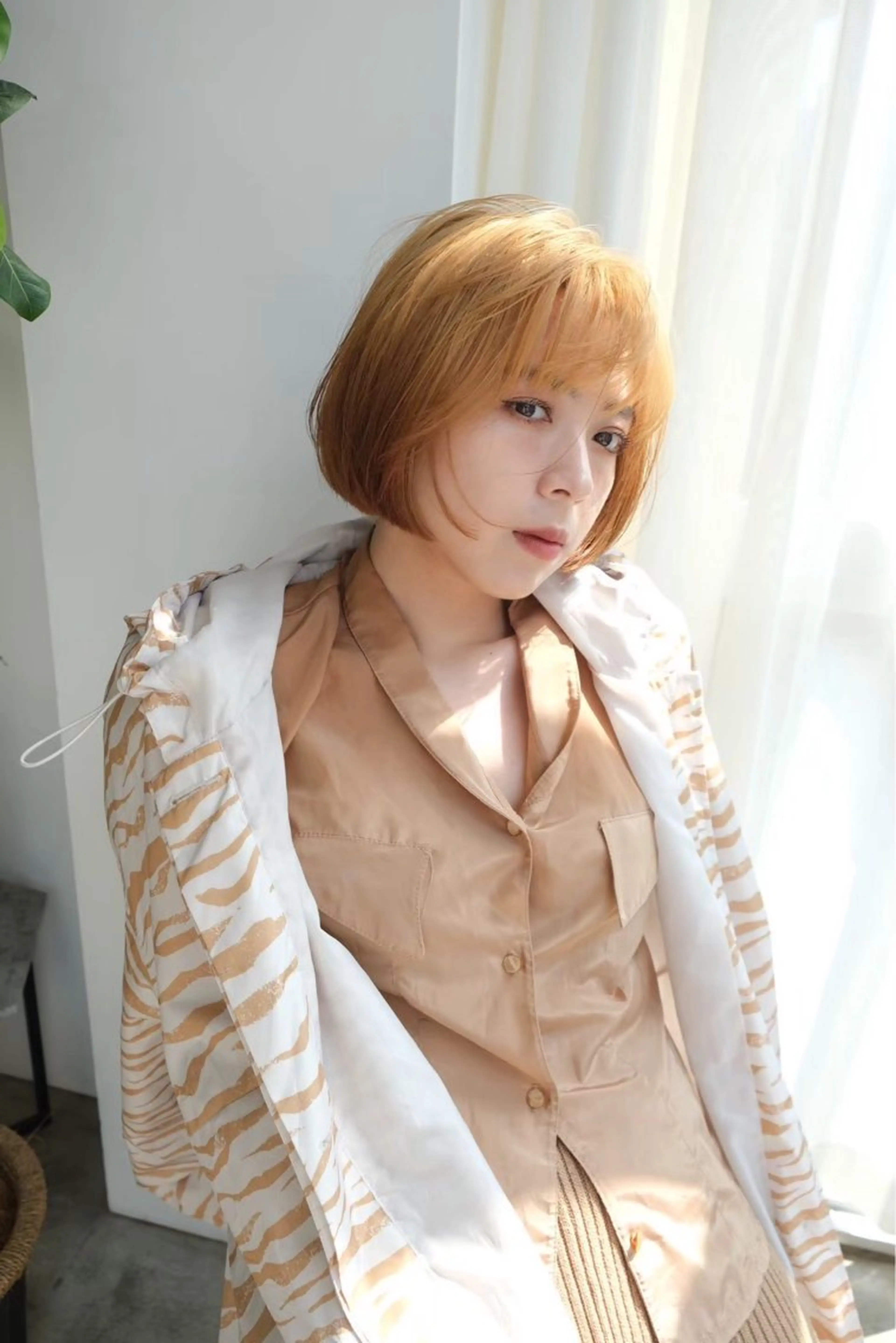 カラー ness 一花のヘアスタイル