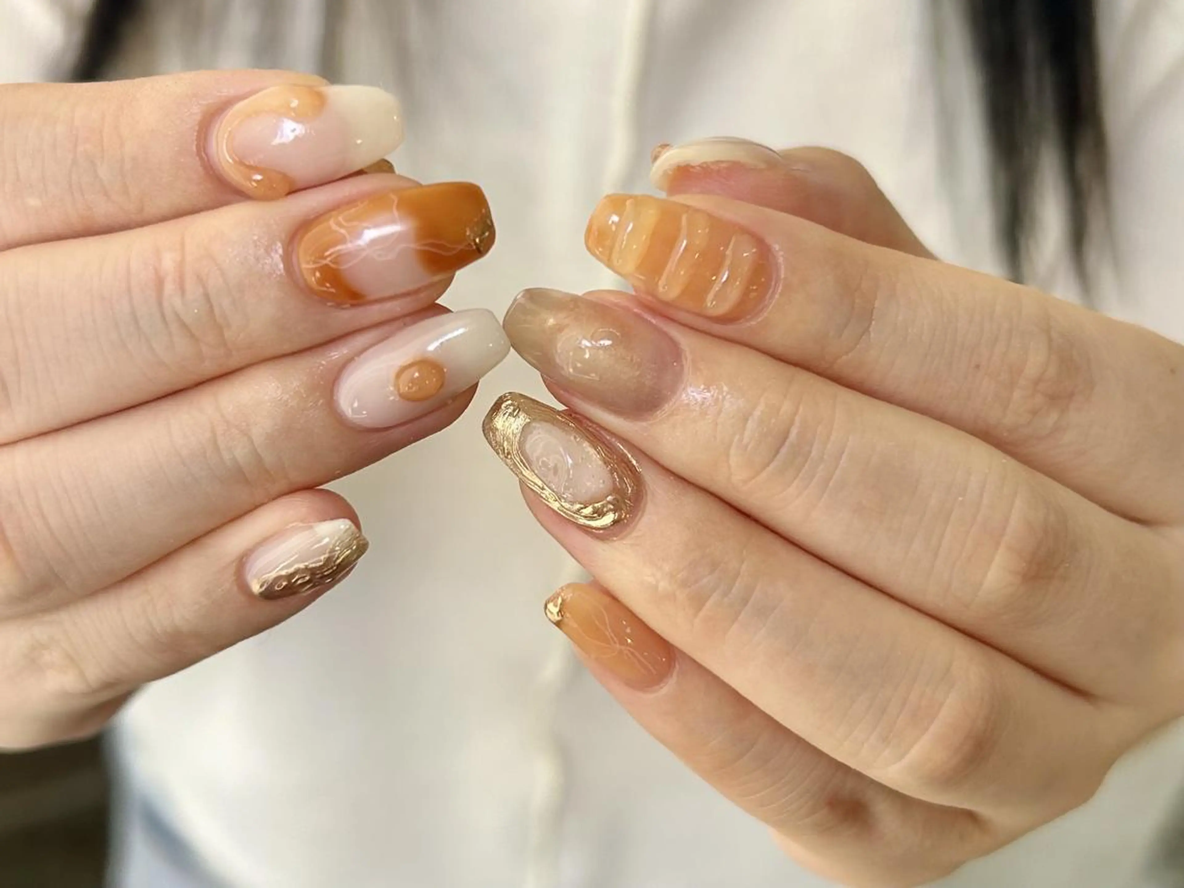 【スカルプオフ】design90 (ジェル/アクリル/チップで長さ出しをされている方はこちらを選択ください)の写真