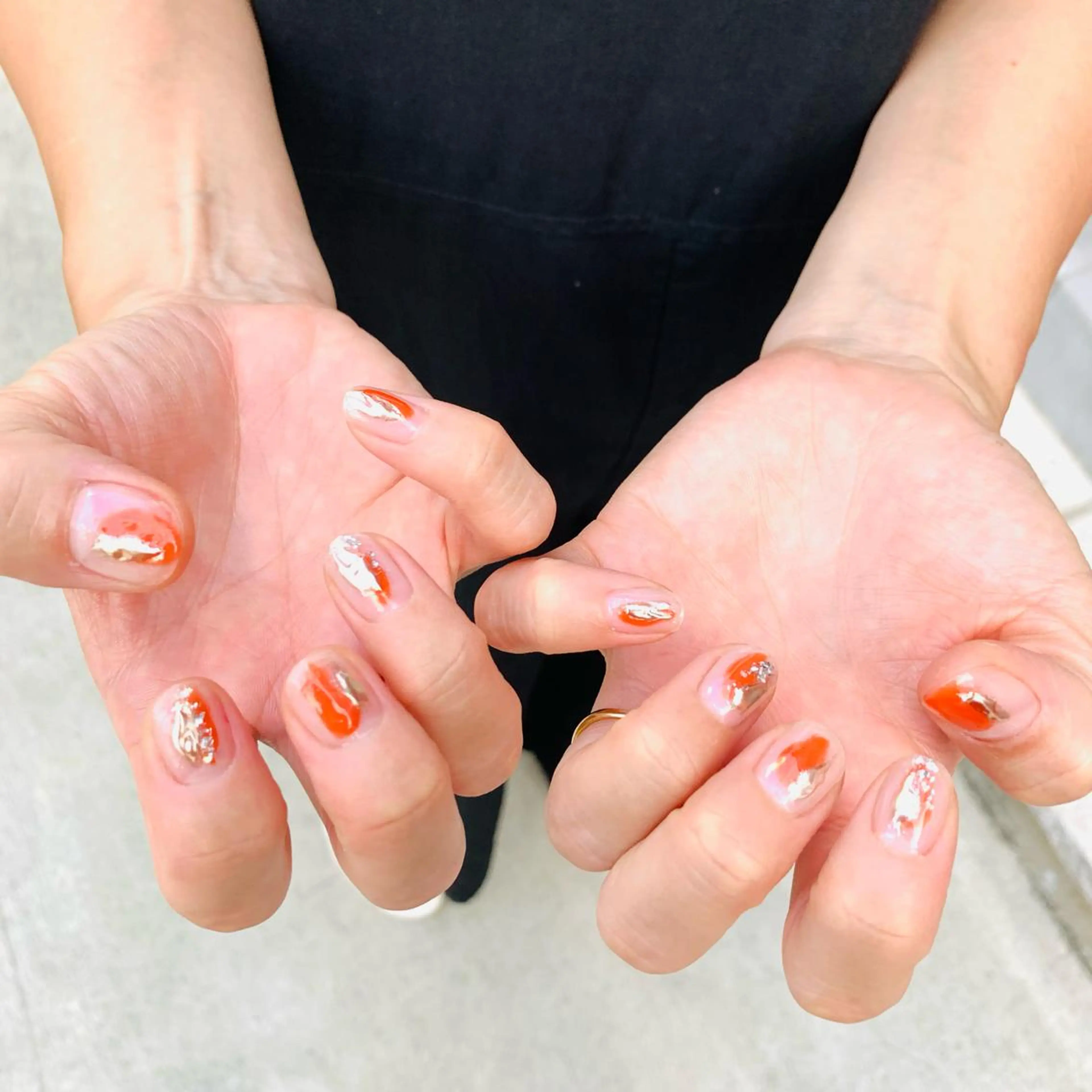 ネイル ニュアンスネイル Briwa✨nail 💅enoi ❤︎のネイルデザイン