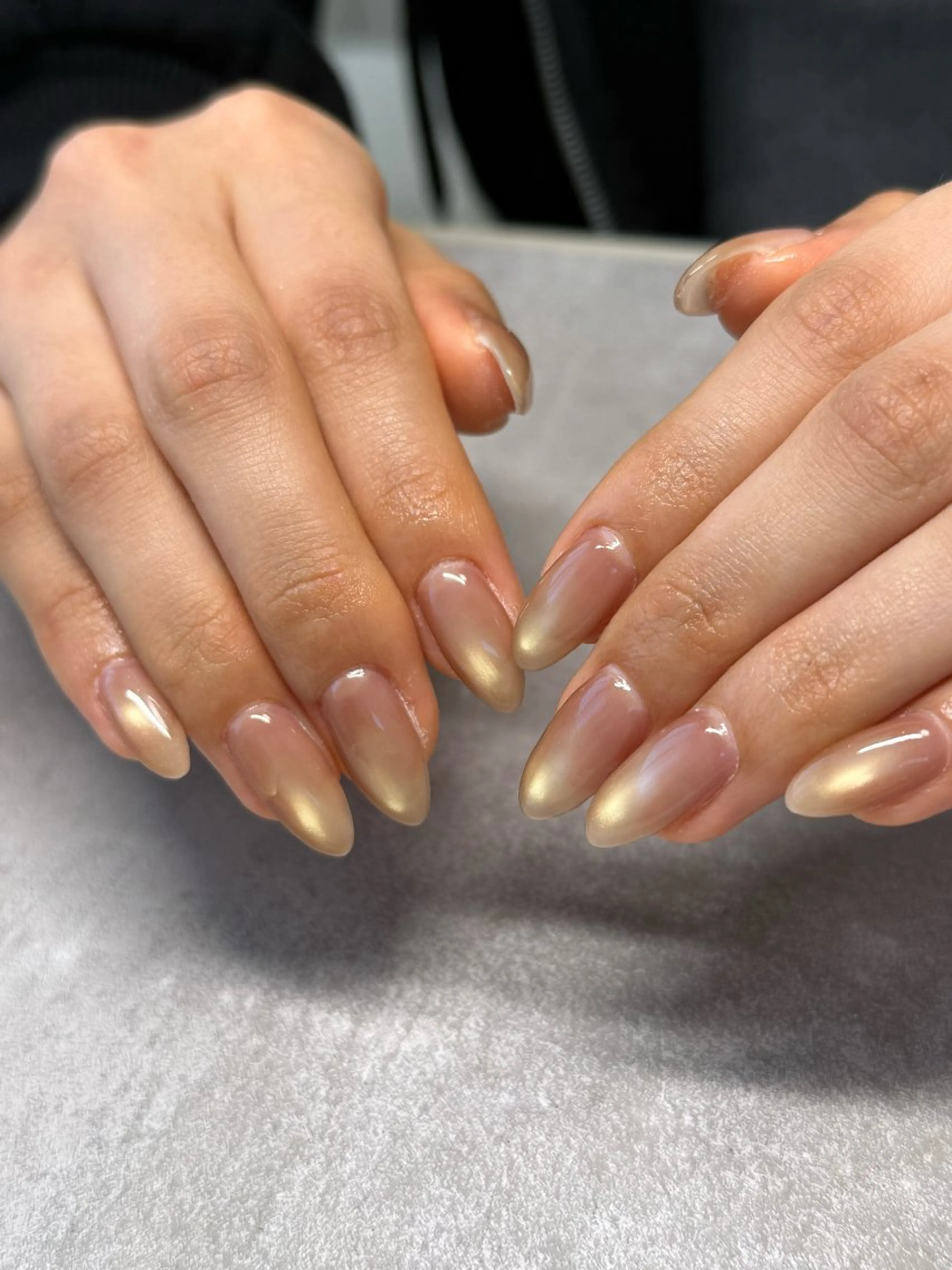 ネイル マグネットネイル オフィスネイル 冬ネイル ハンドネイル nailroom amyのネイルデザイン