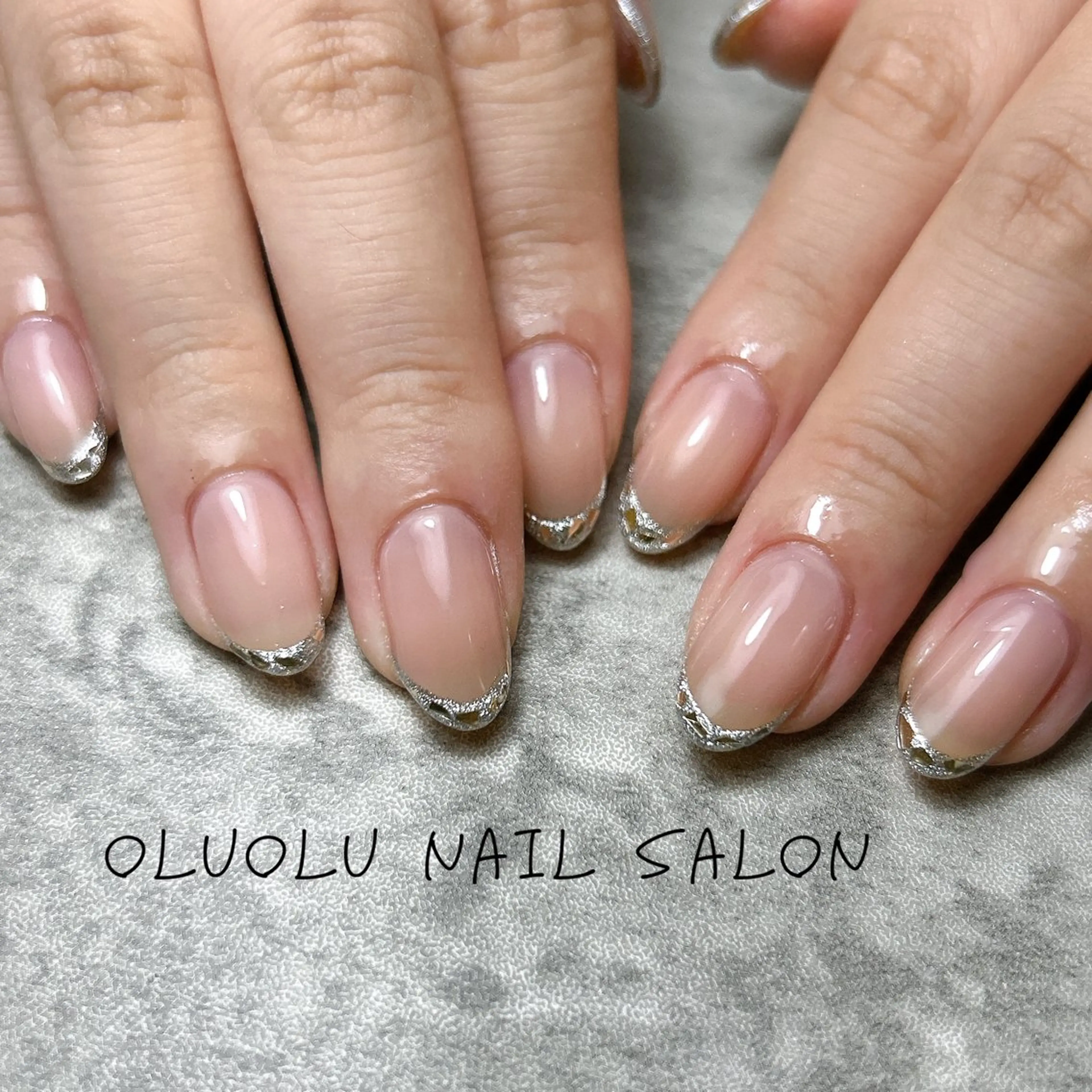 ネイル フレンチネイル oluolu nailsalonのネイルデザイン
