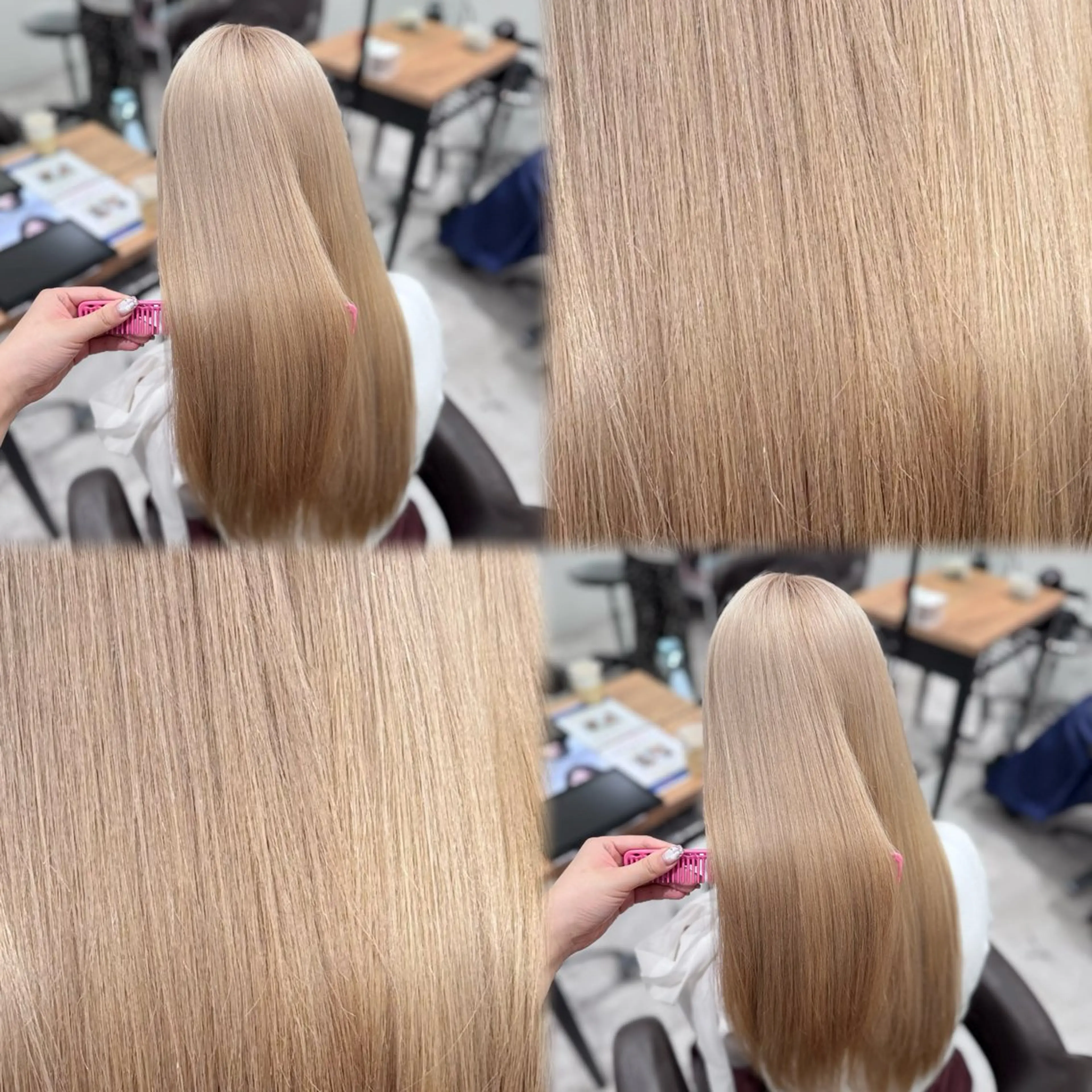 ロング ヘアカラー Lee 天王寺 Bianのヘアスタイル