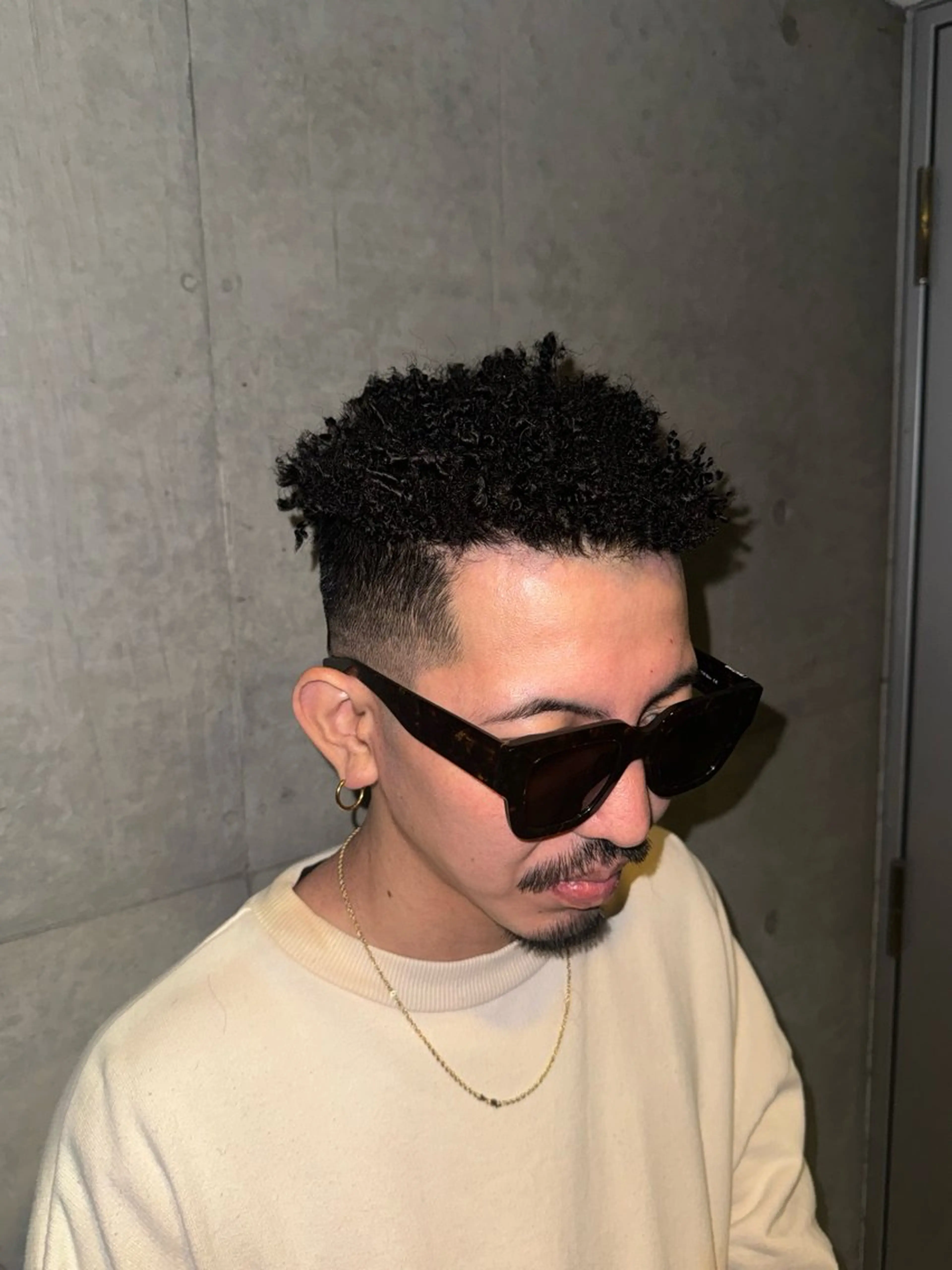 ハリガネパーマの写真