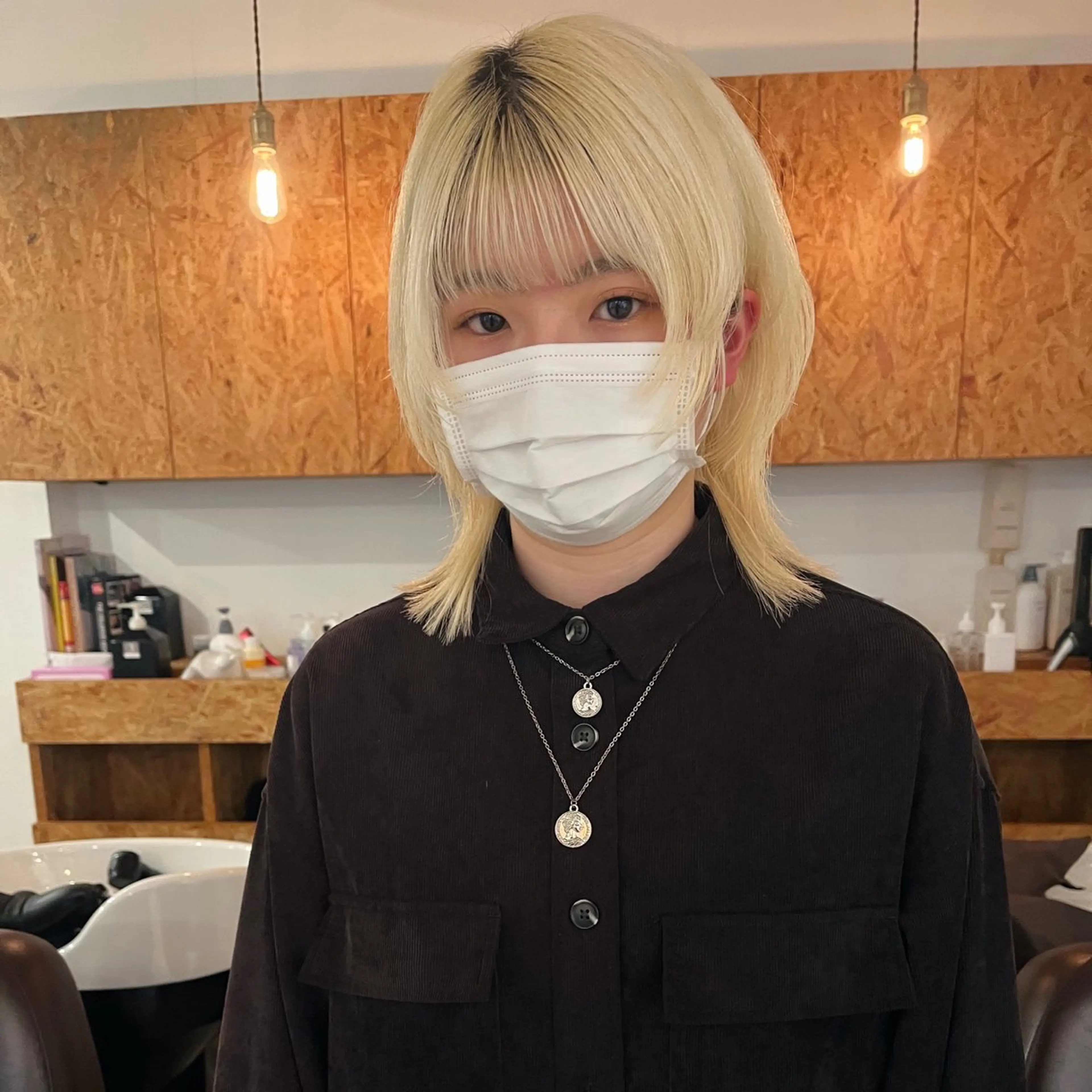 セミロング ウルフカット 暖色/パーマ 🌼クニトウメイのヘアスタイル