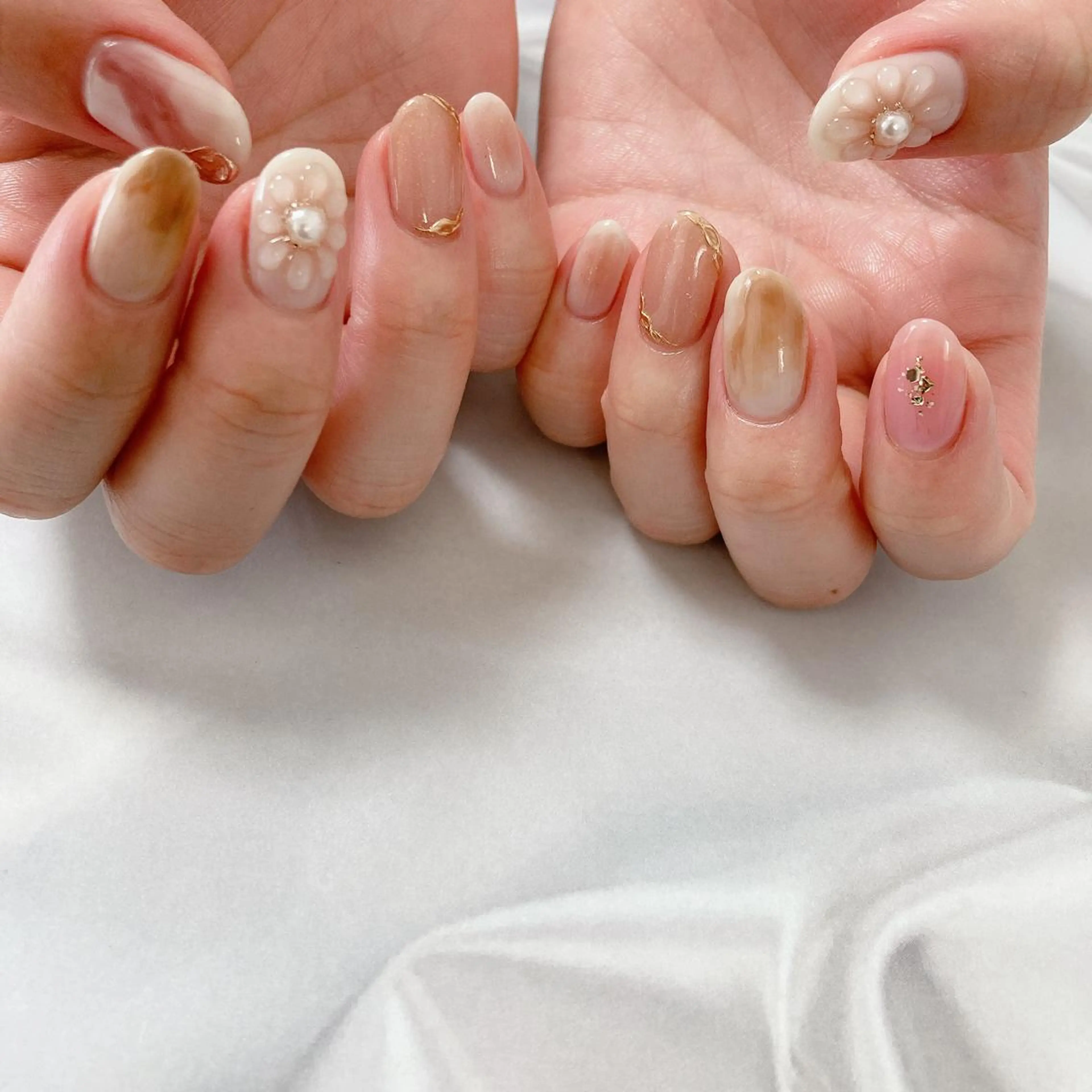 ネイル 持ち込み ハンドネイル nailsalon Asryのネイルデザイン