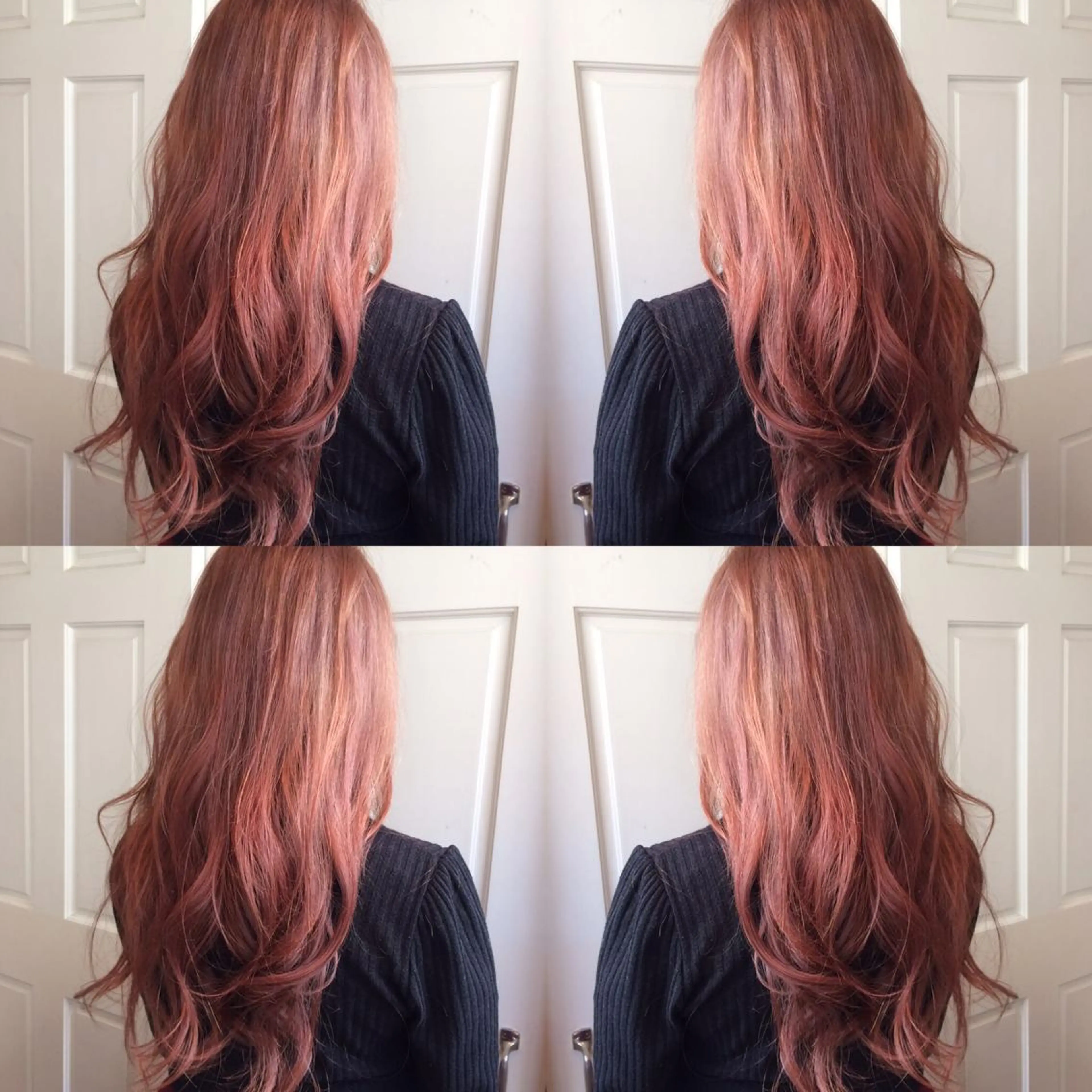 ロング ホワイト&レイヤーカ ットエクステ長畠俊輔のヘアスタイル