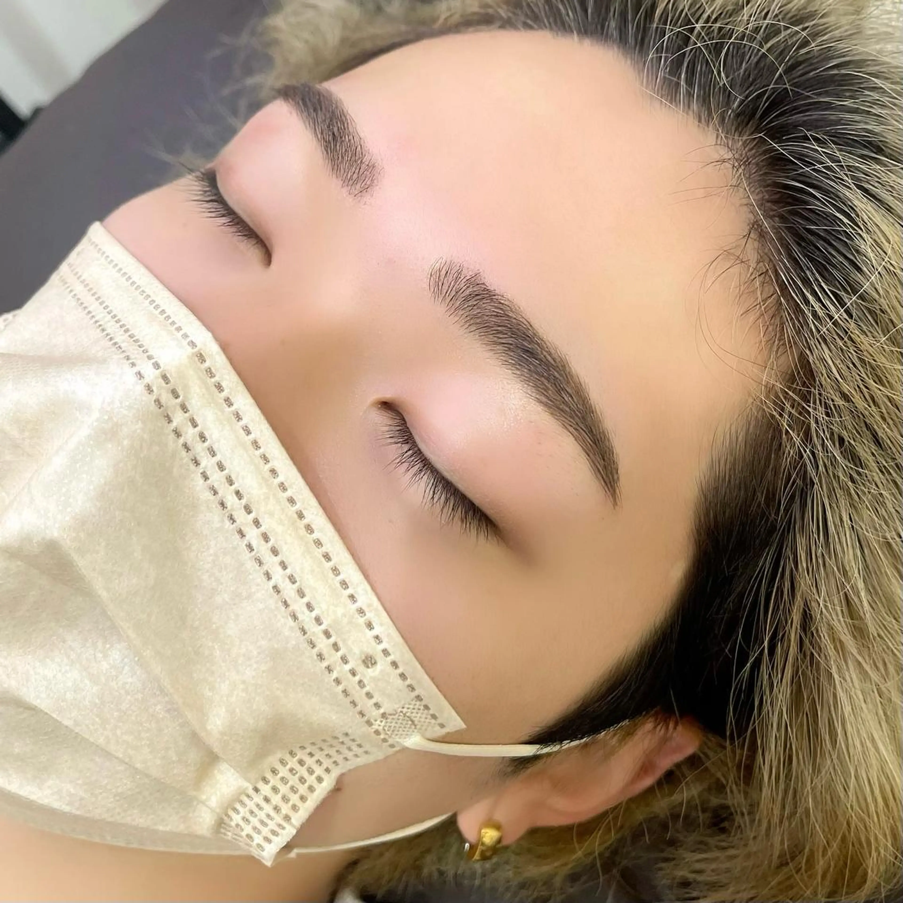 アイブロウ メンズアイブロウ ワックス脱毛 moi Blanc所属・Eyelist🫧 Risaの眉毛・アイブロウイメージ