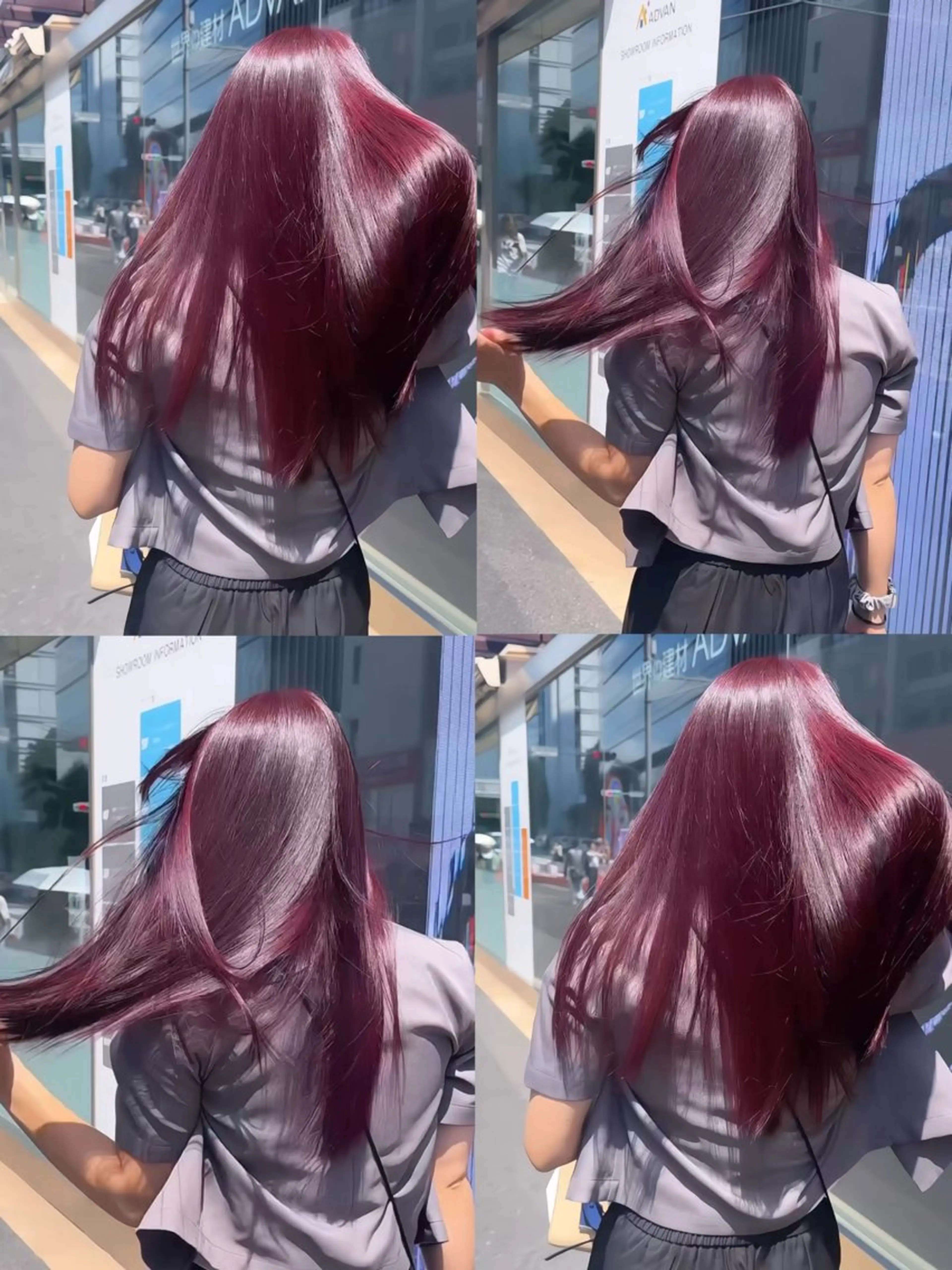 ロング 縮毛矯正 JEWIL原宿所属・渡辺 杏斗龍のヘアスタイル