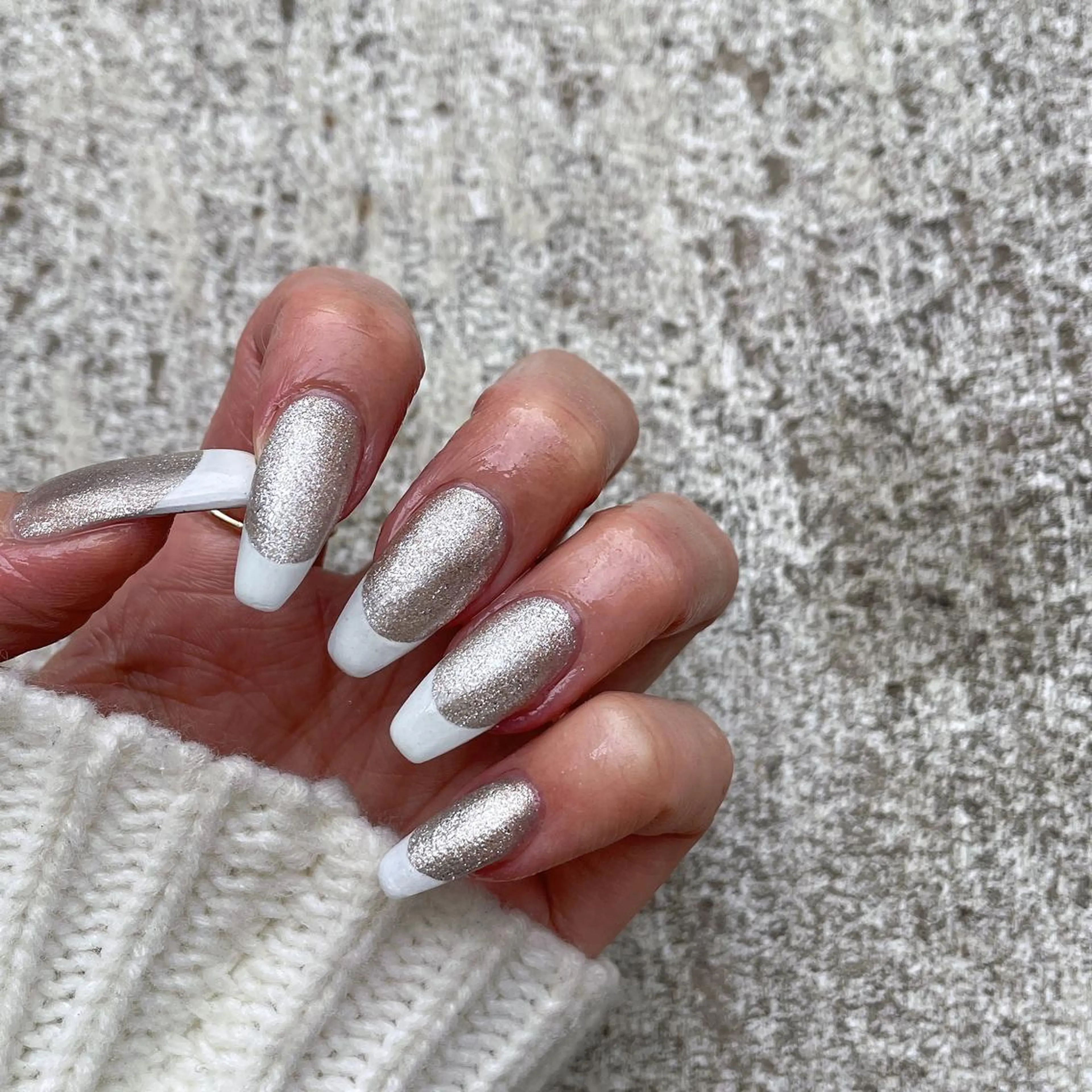 カラー ネイル マツエク・マツパ フレンチネイル ハンドネイル 松井 亜由美のネイルデザイン