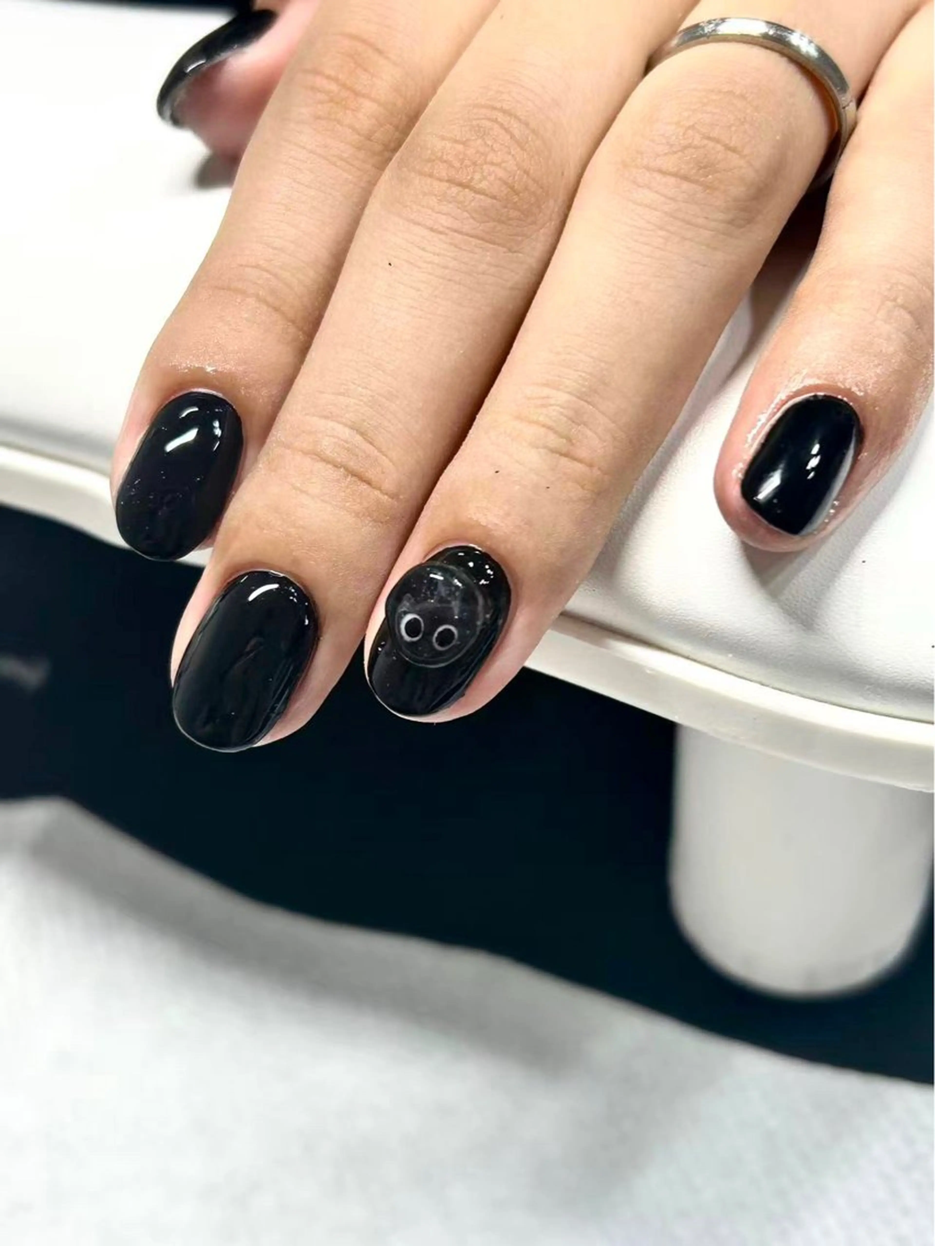 ネイル スカルプネイル シンプルネイル Lunailsalon所属・Lu nailsalonのネイルデザイン