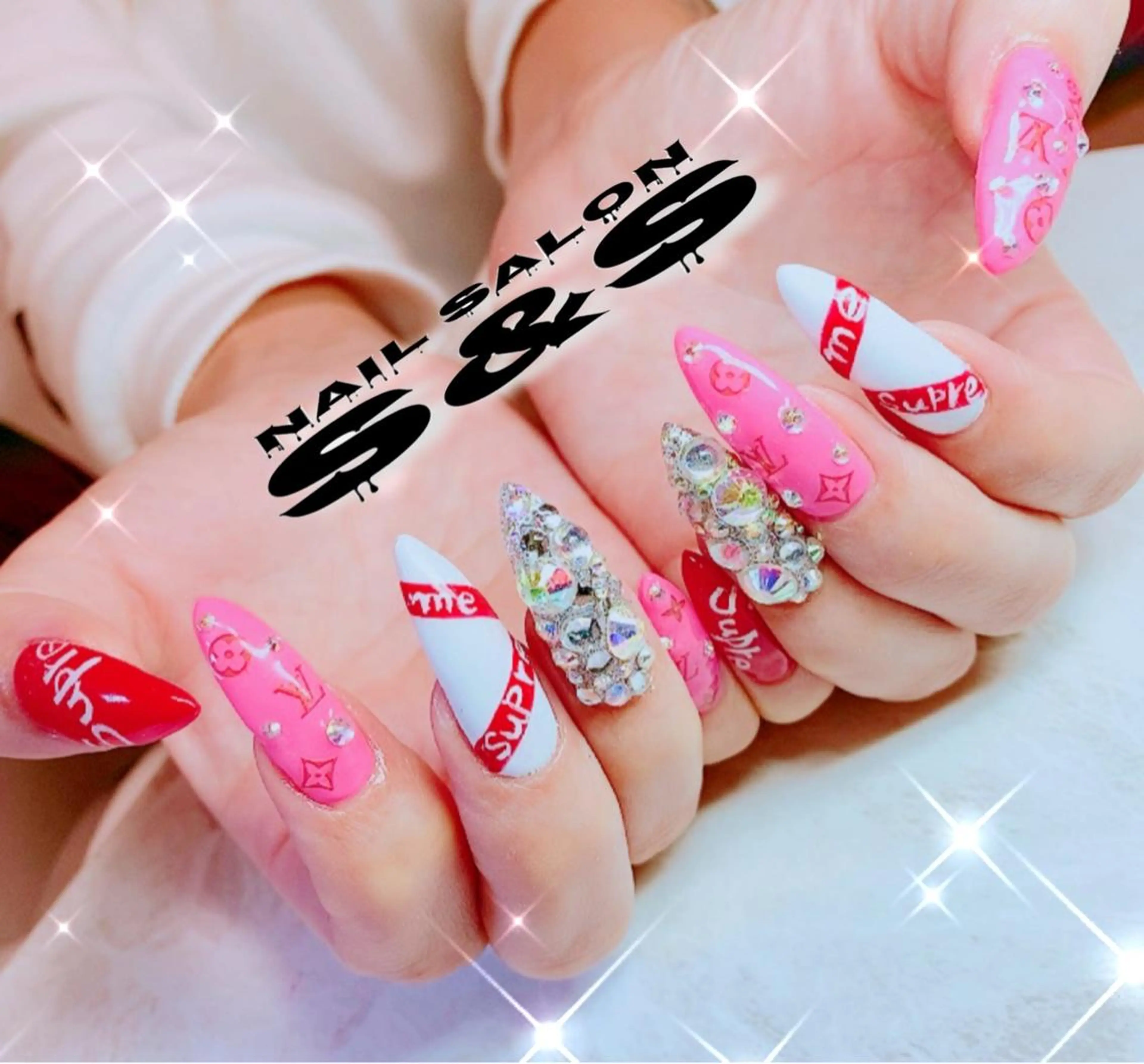 ネイル 長さ出し メンズネイル 持ち込み スカルプネイル S&S 村田小百合のネイルデザイン