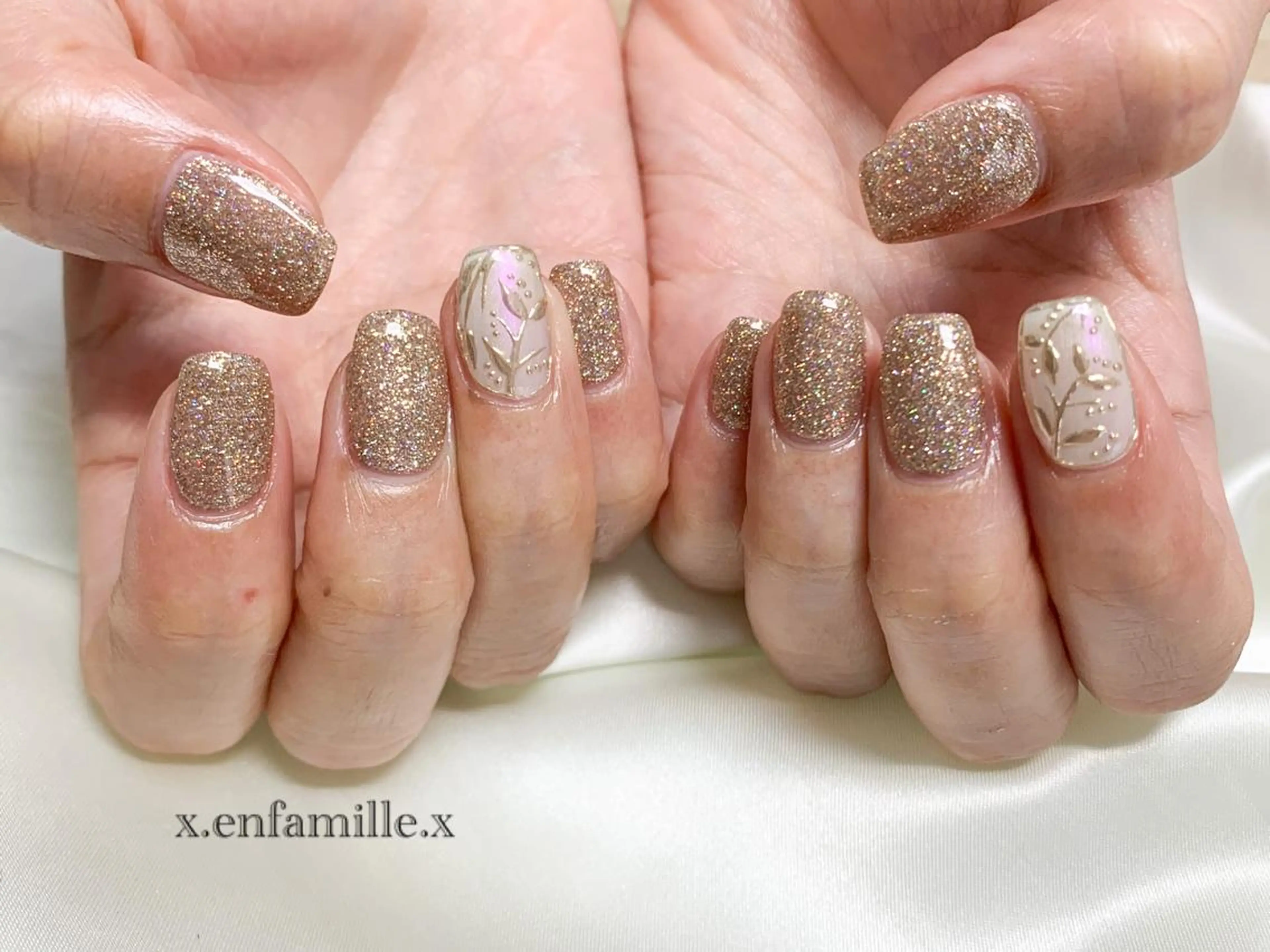 ネイル ハンドネイル nail salon en familleのネイルデザイン