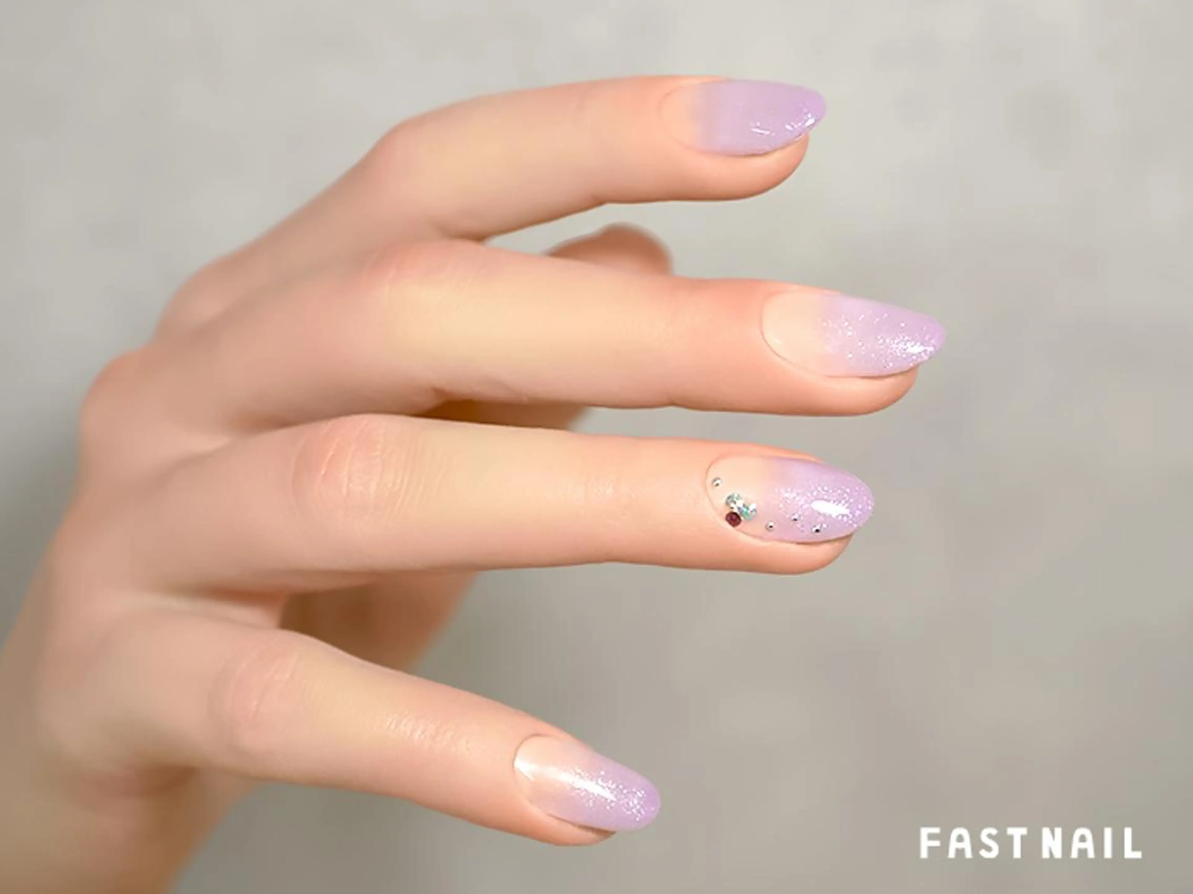 ネイル パープル 夏ネイル FASTNAIL LOCO東大和店のネイルデザイン