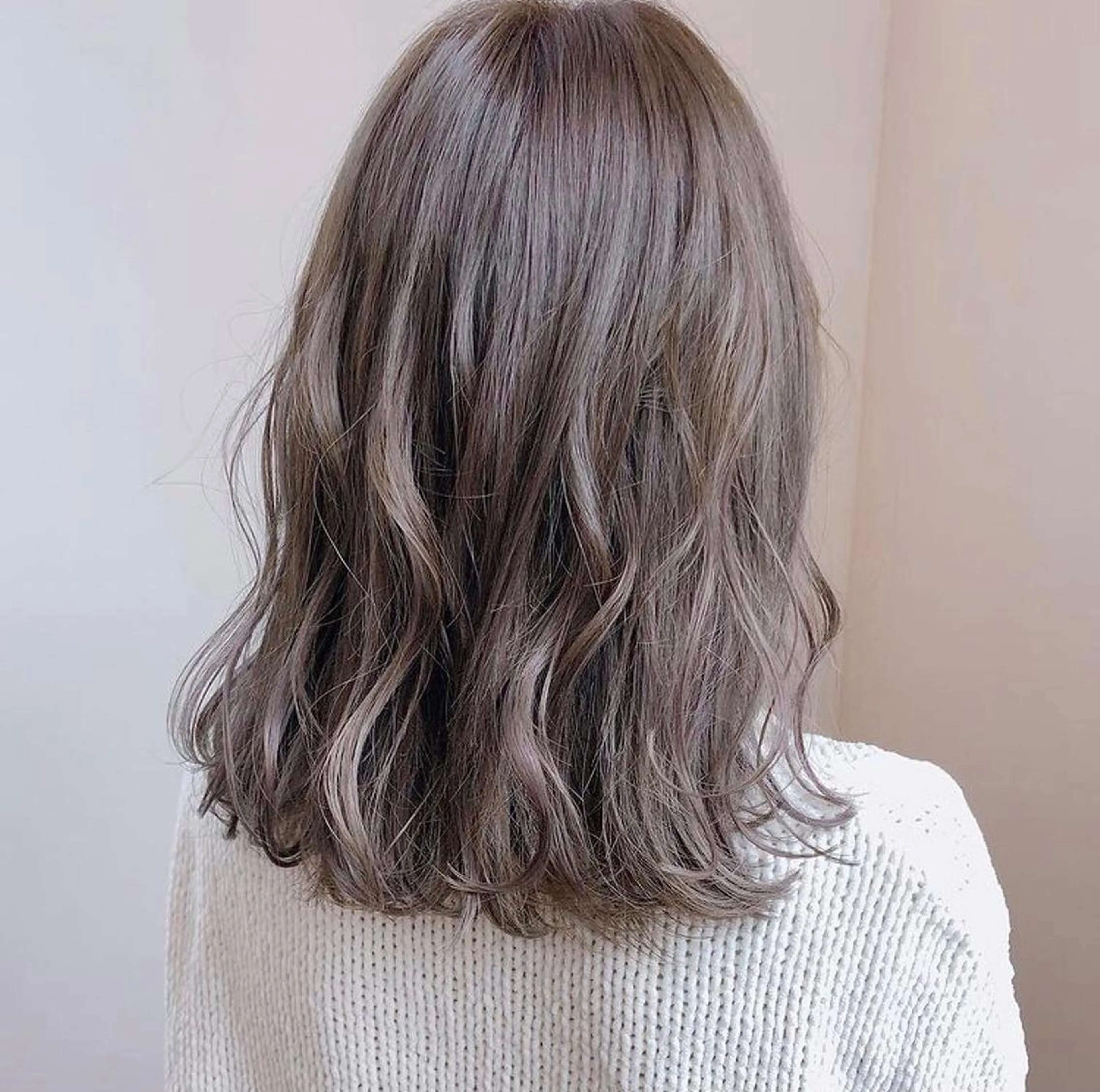 ミディアム カラー カット ヘアカラー トリートメント HATSUMEI ゆうまのヘアスタイル