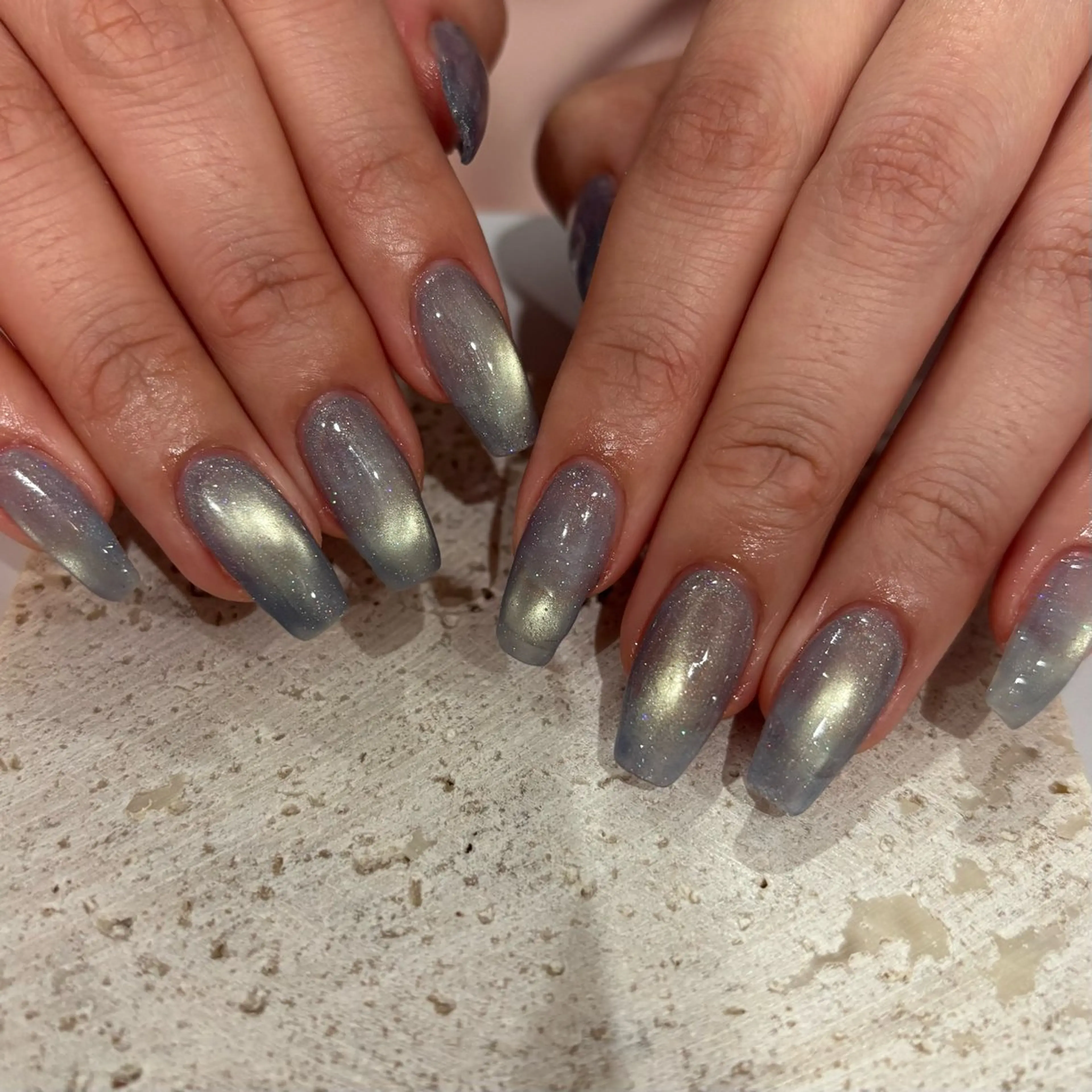 セミロング ハンドネイル Lesest akariのネイルデザイン