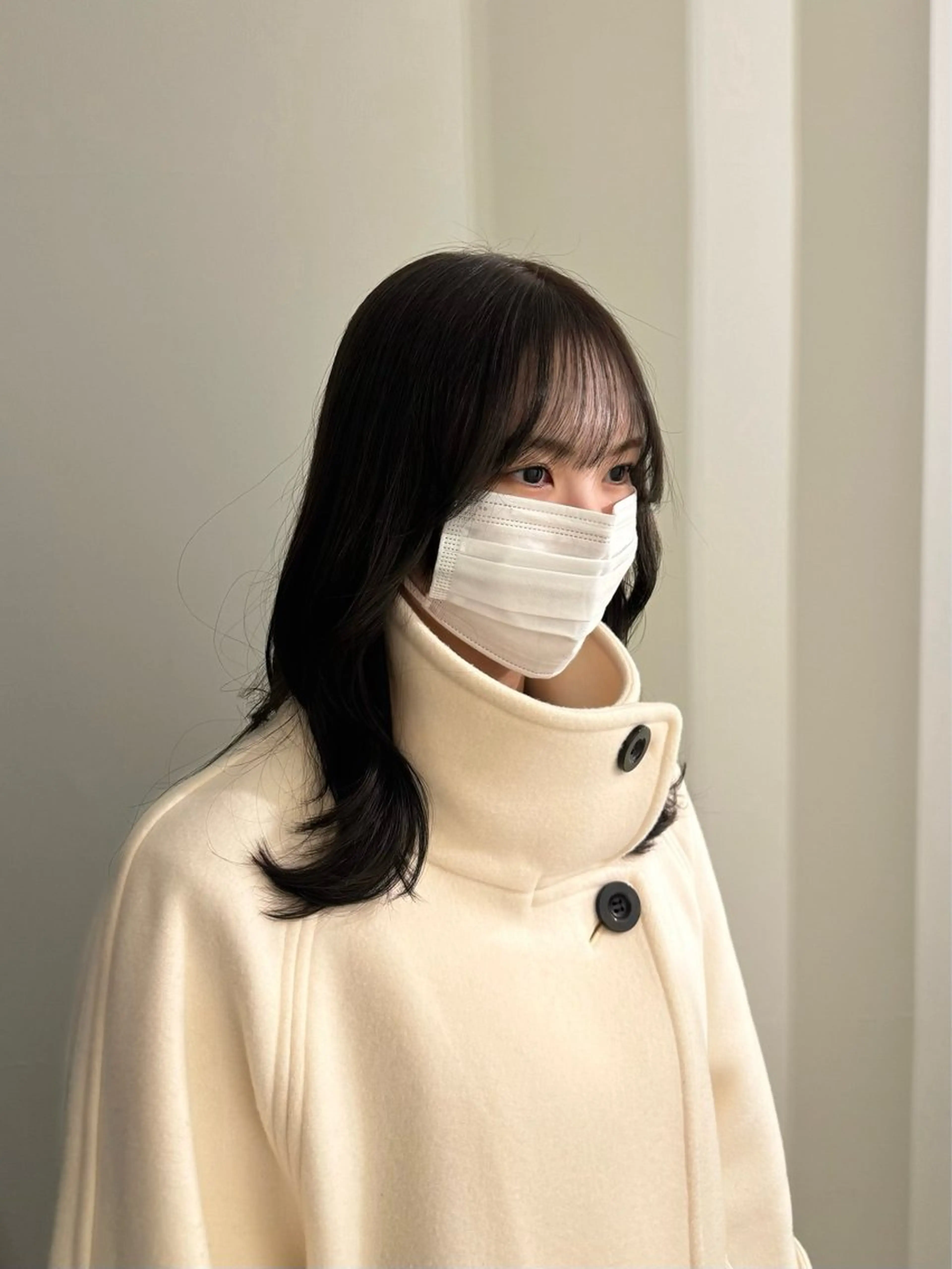 ロング カラー 内沼 恵留菜のヘアスタイル