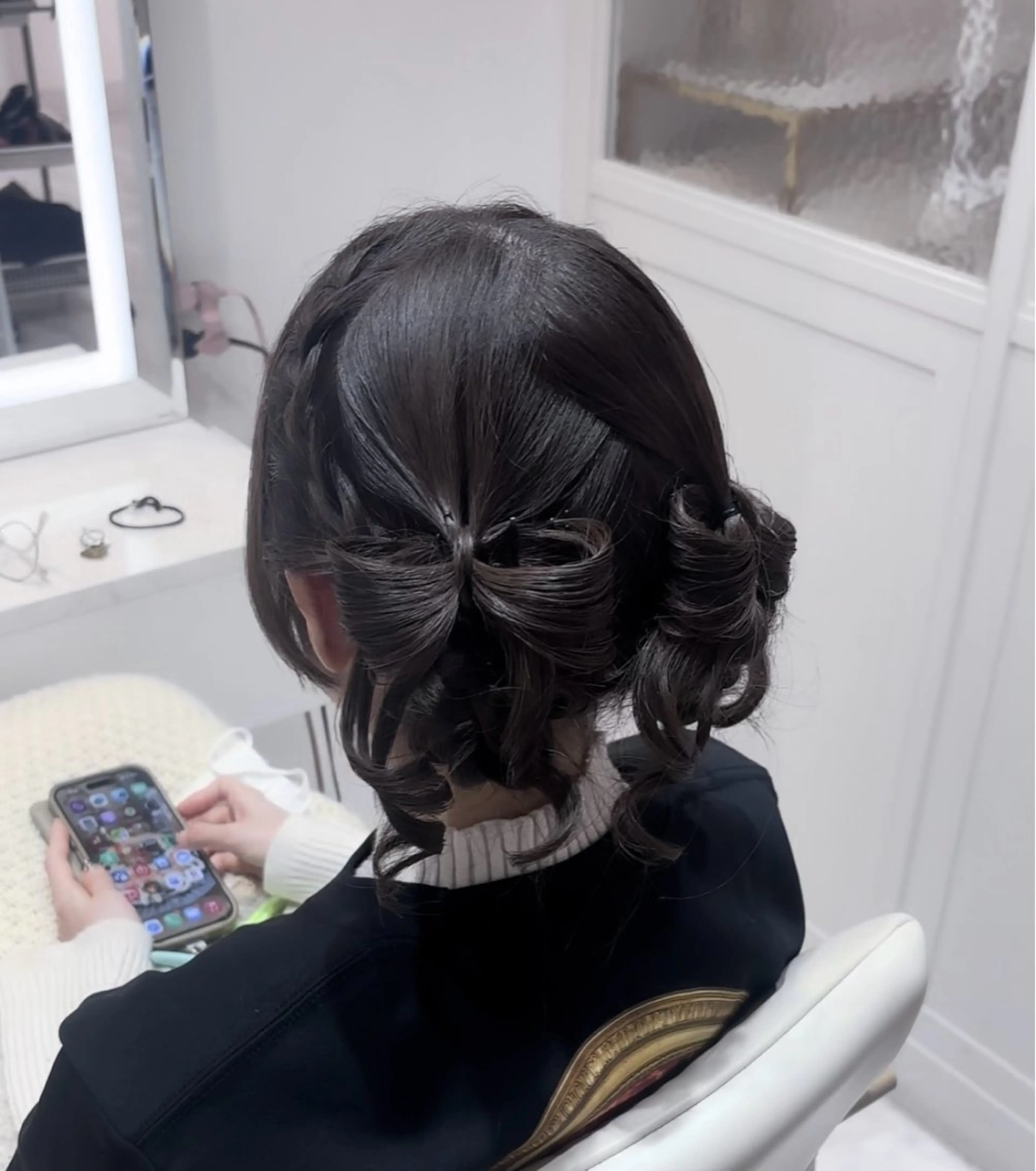 ミディアム 桃瀬 綾音 カラーモデル募集中♡のヘアスタイル