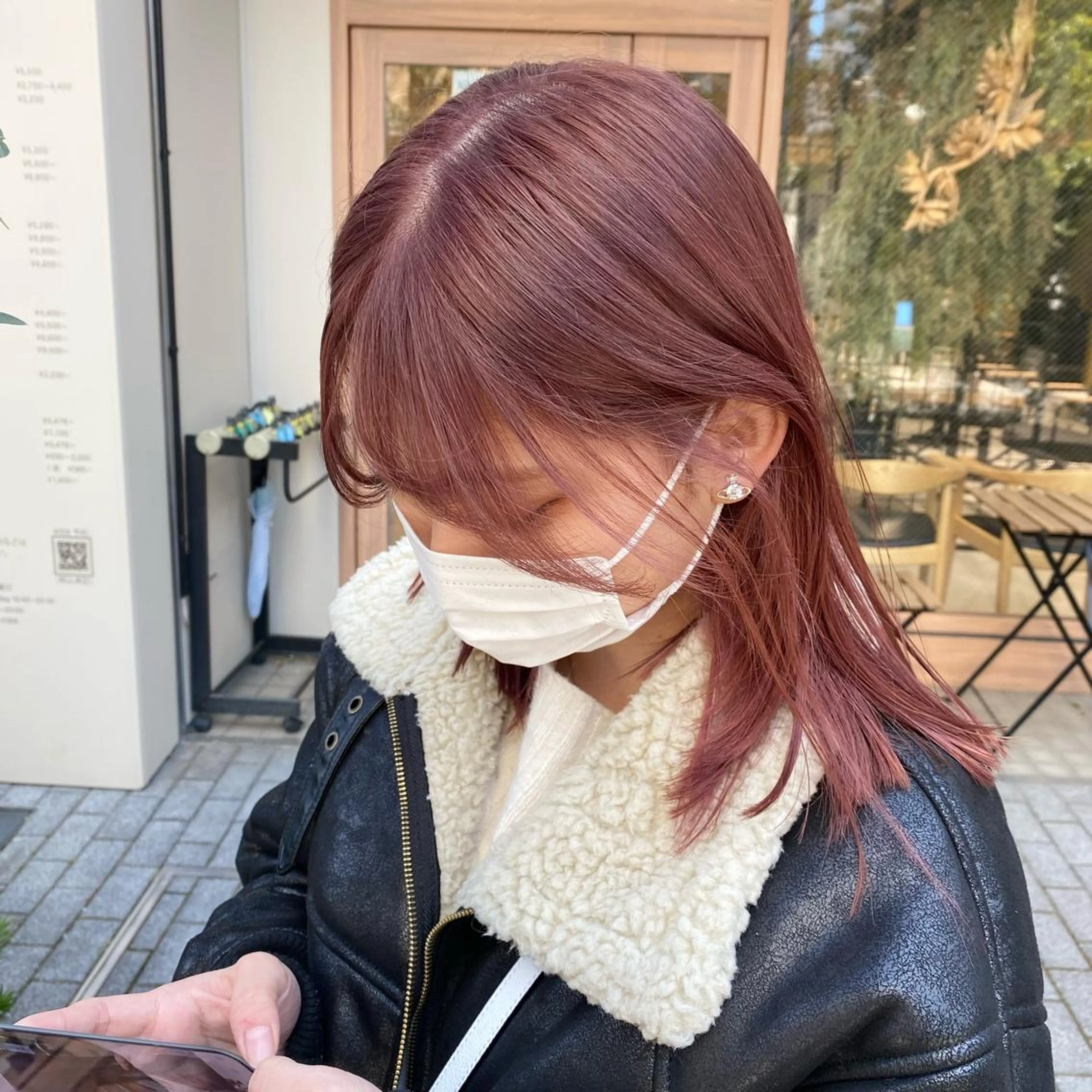 セミロング カラー 平野葵🎀 hair/nailのネイルデザイン