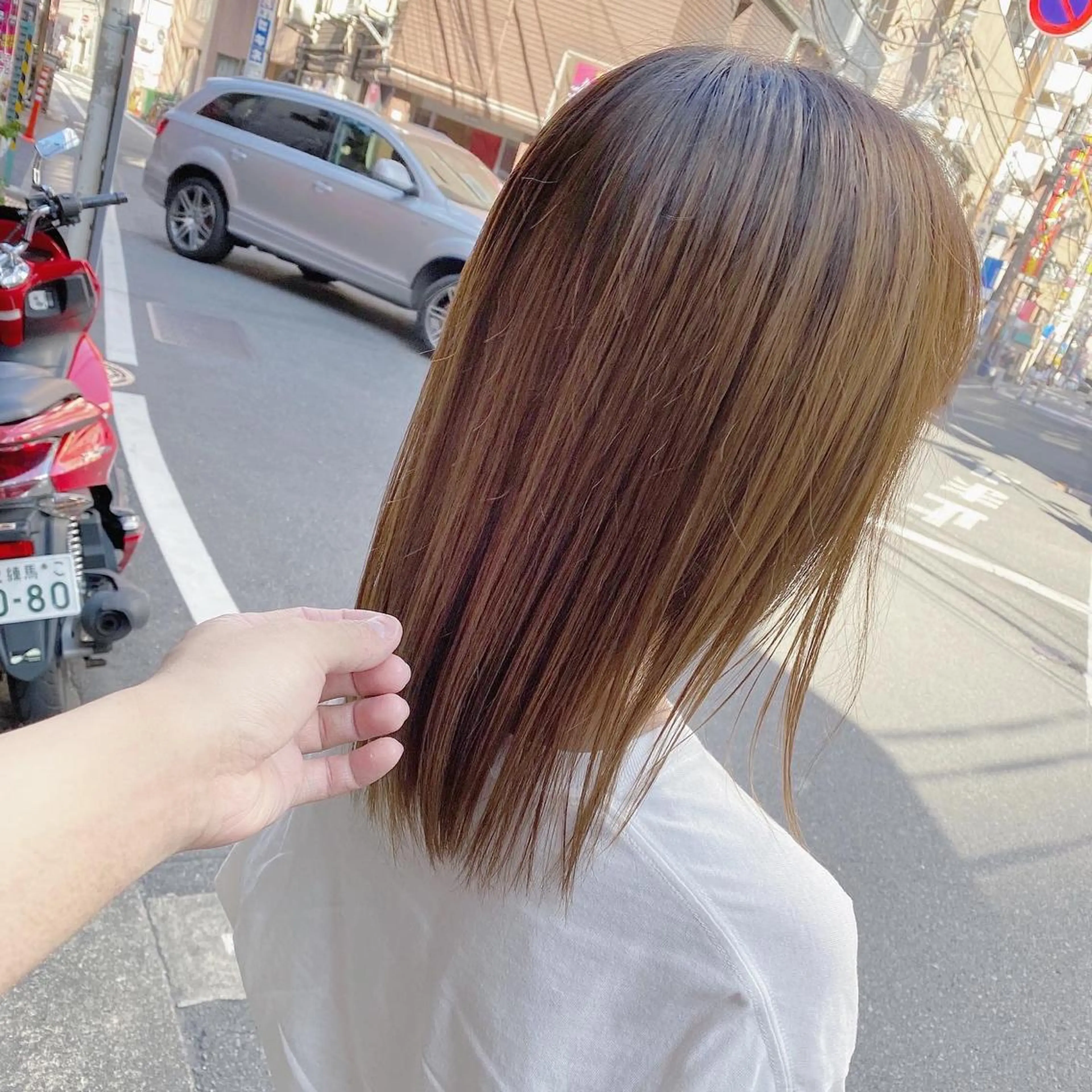 ミディアム 髪質改善 SALOWIN 池袋Suite店所属・髪質改善特化 安東駿介のヘアスタイル