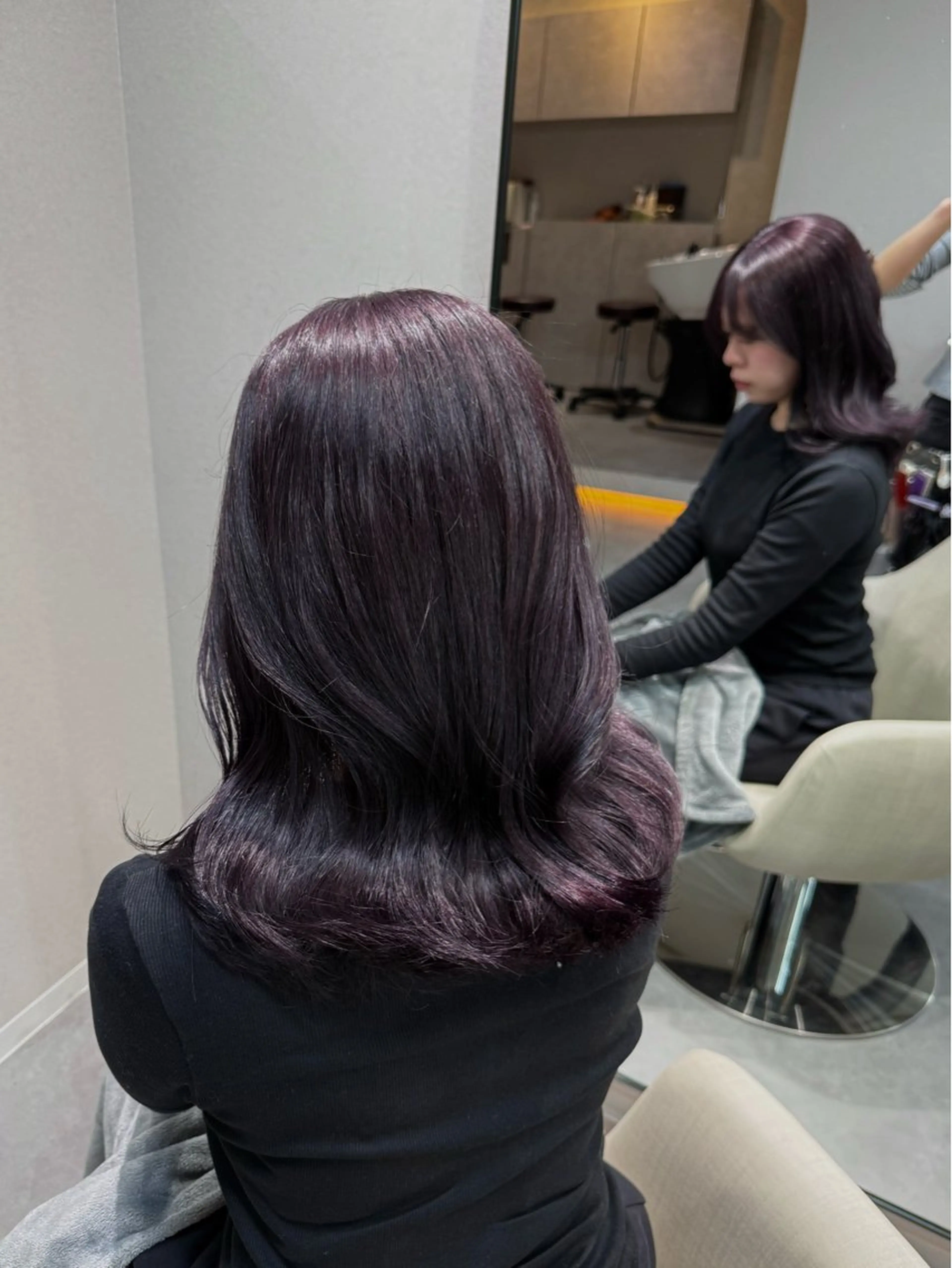 カラー ヘアカラー トリートメント lilu所属・韓国ヘア/ うる艶髪 🪽🫧Neneのヘアスタイル