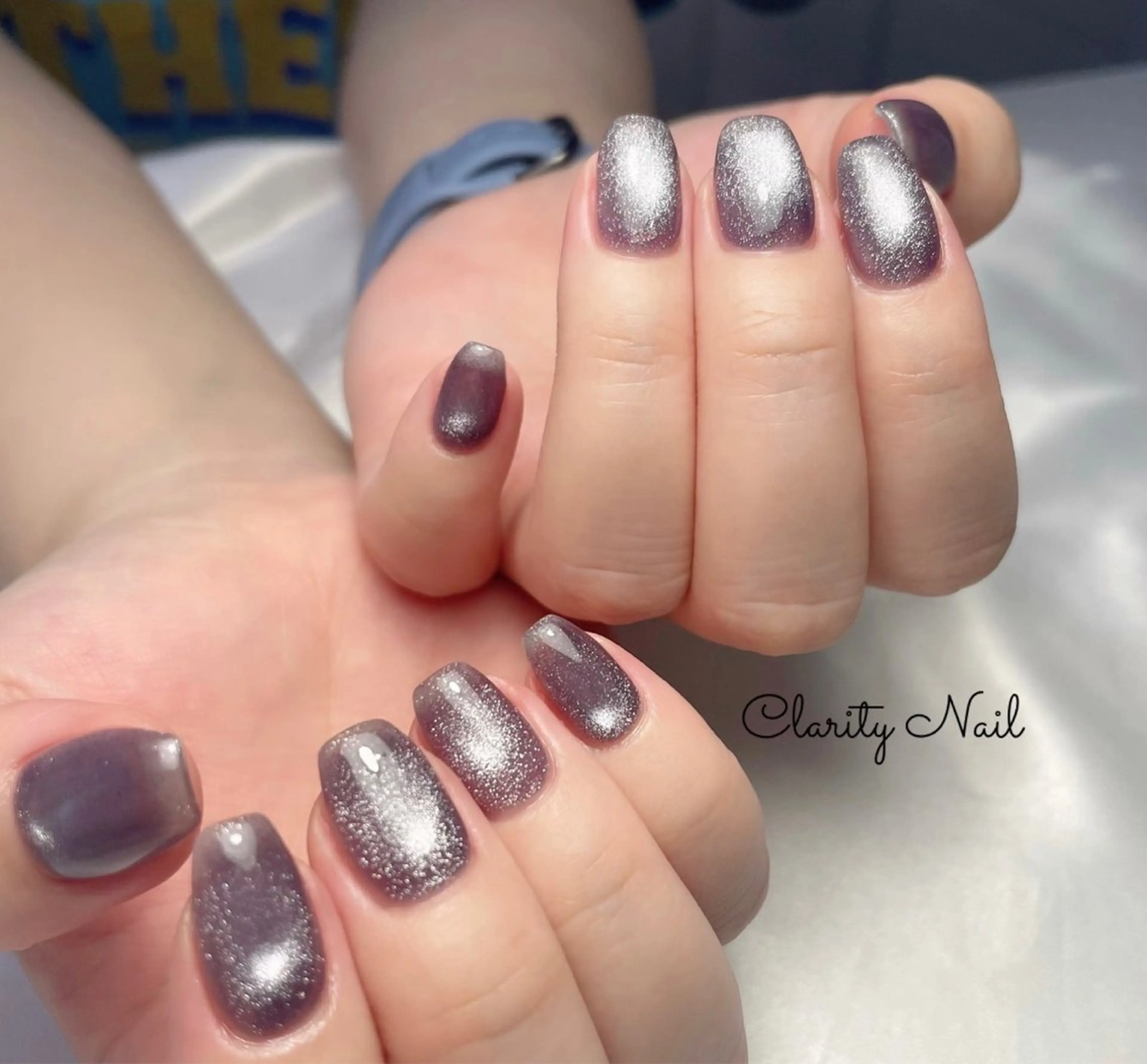 ネイル マグネットネイル ワンカラーネイル ハンドネイル Clarity Nailのネイルデザイン