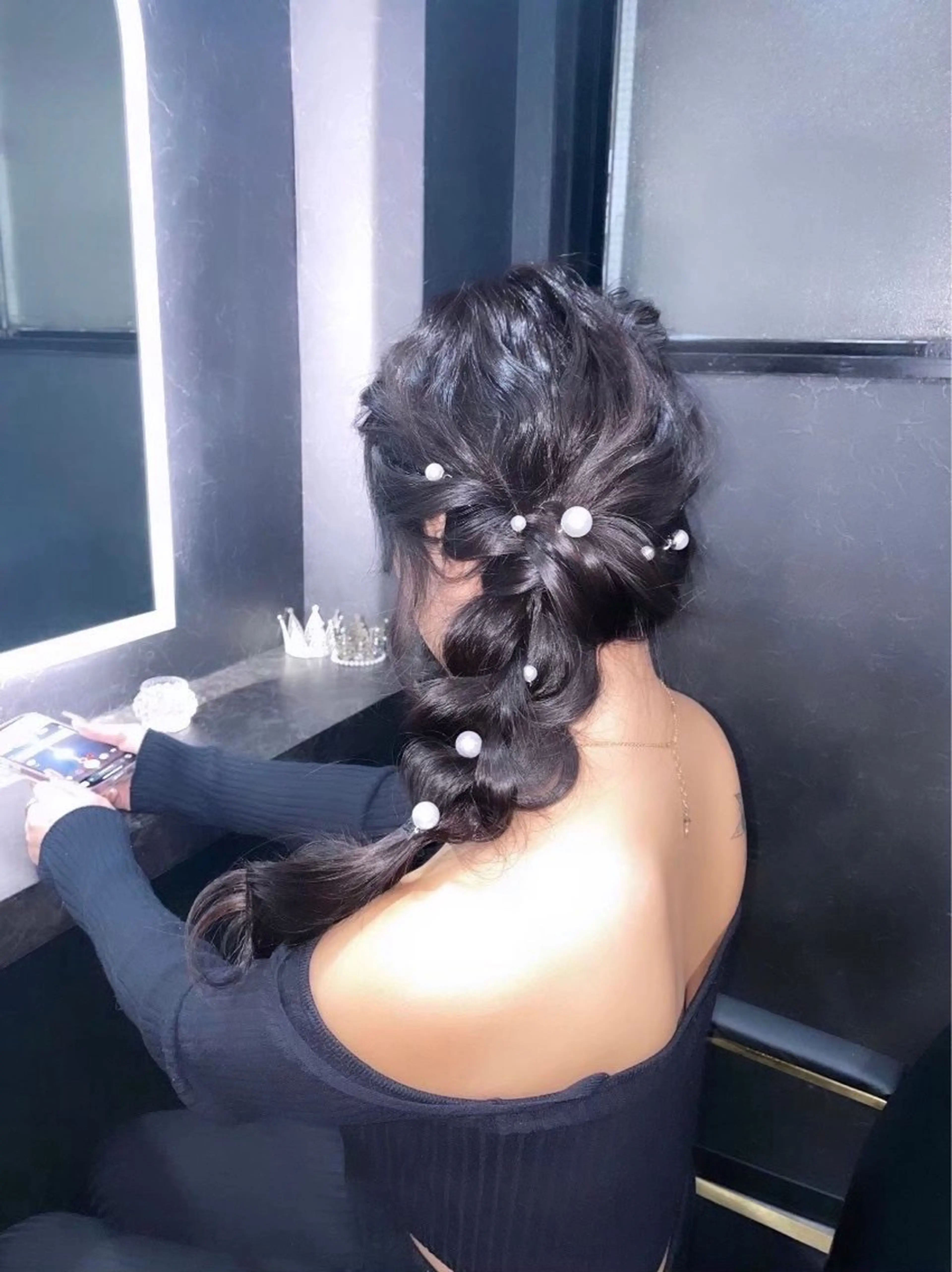 ヘアアレンジ icy nail れいあのネイルデザイン