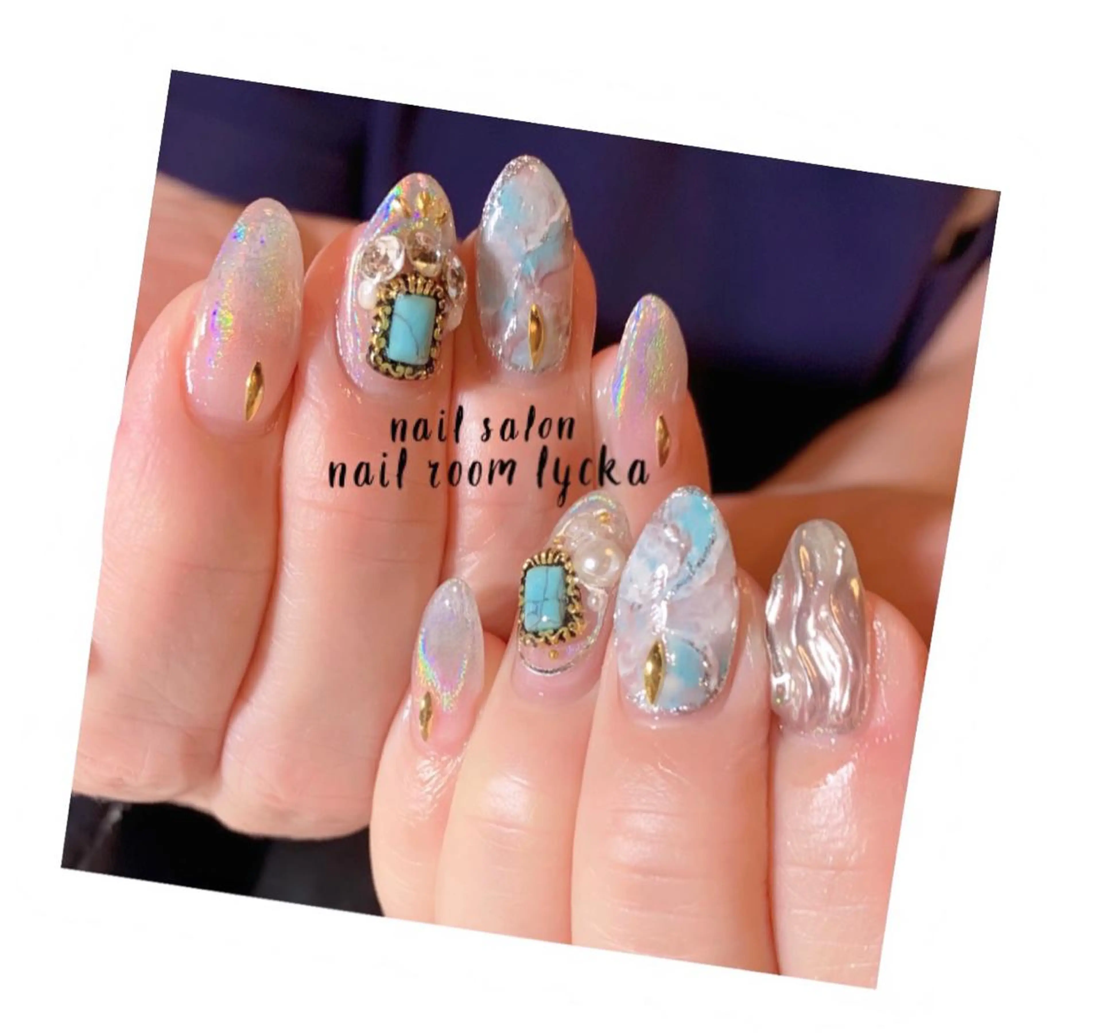 ネイル ﾈｲﾙﾙｰﾑﾘｯｶ 𝐦𝐚𝐲𝐮のネイルデザイン