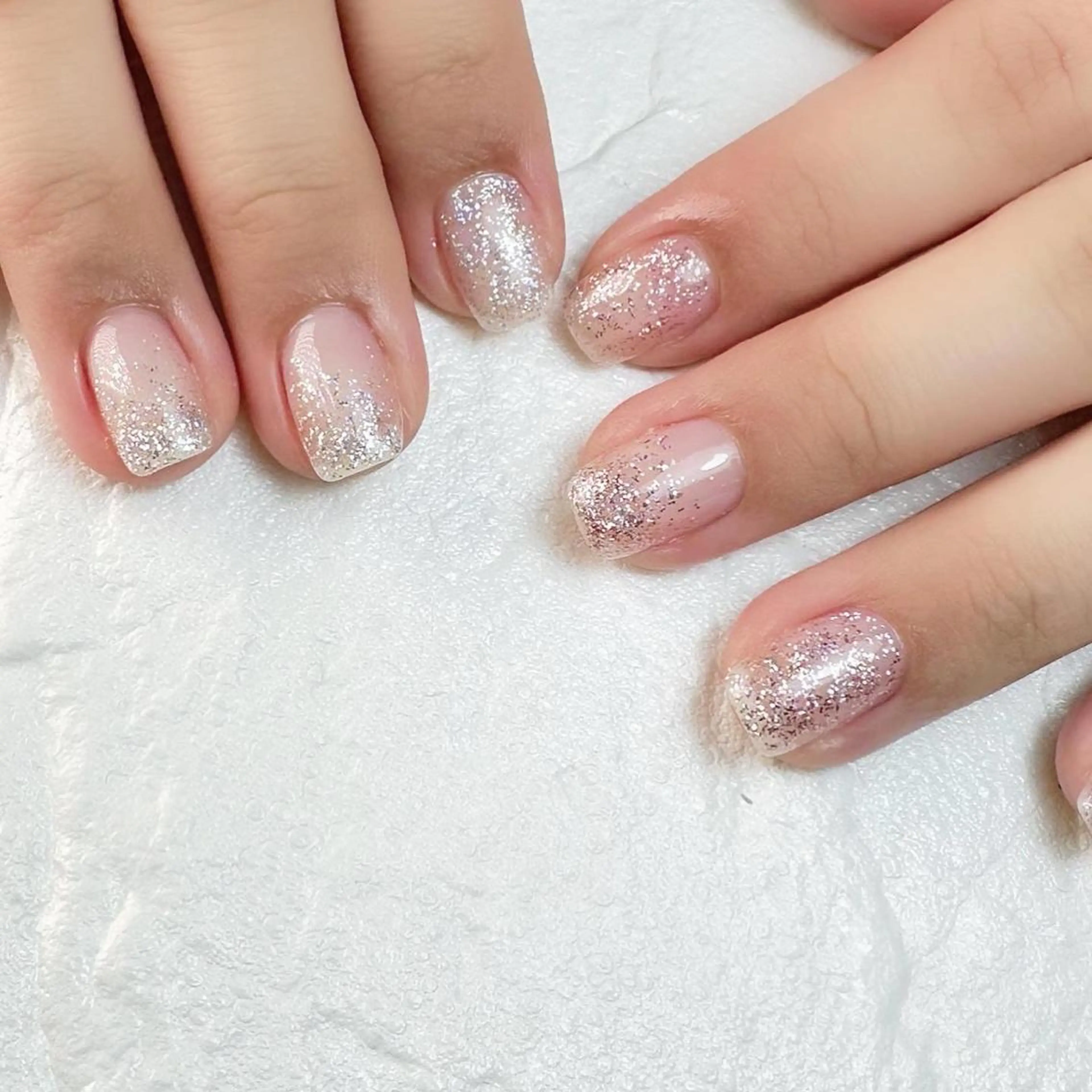 ネイル ラメ(グリッター) ハンドネイル Nail ameria megu所属・ameria meguのネイルデザイン