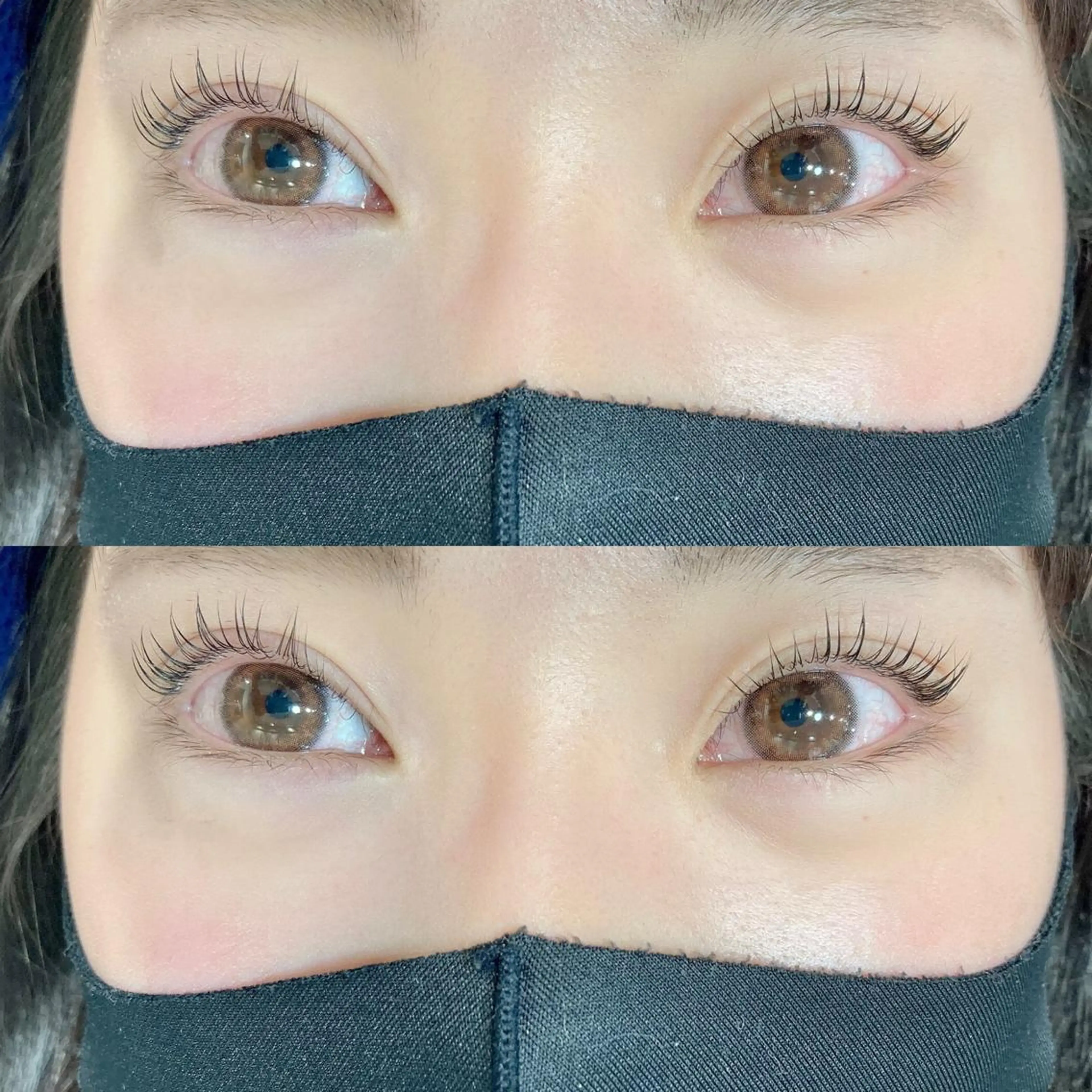 マツエク・マツパ パリジェンヌラッシュリフト 一重×まつ毛パーマ マリーテレジア 渋谷店❤️無料モデルのマツエク・マツパデザイン