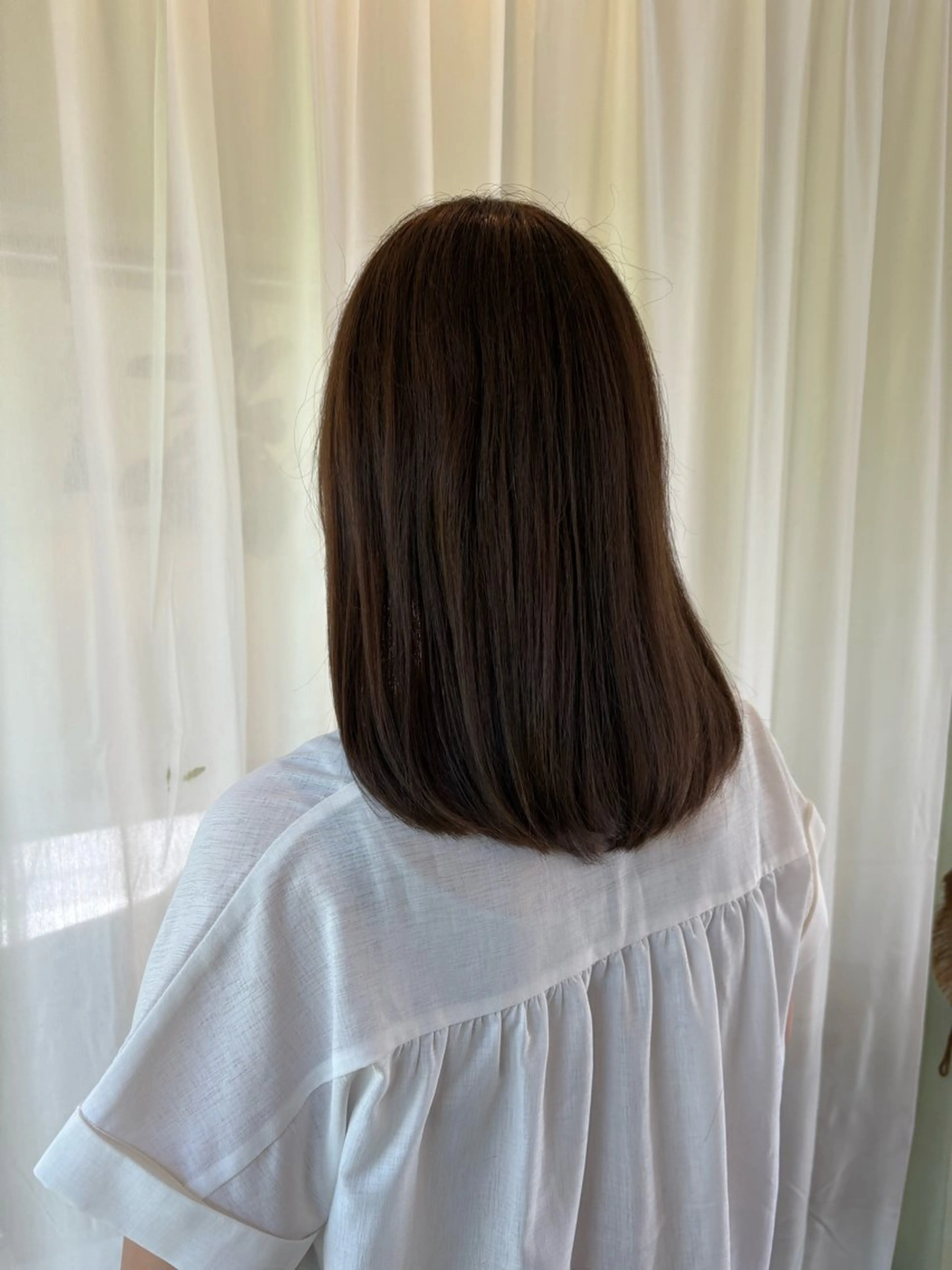 セミロング フナビキ ユウキのヘアスタイル