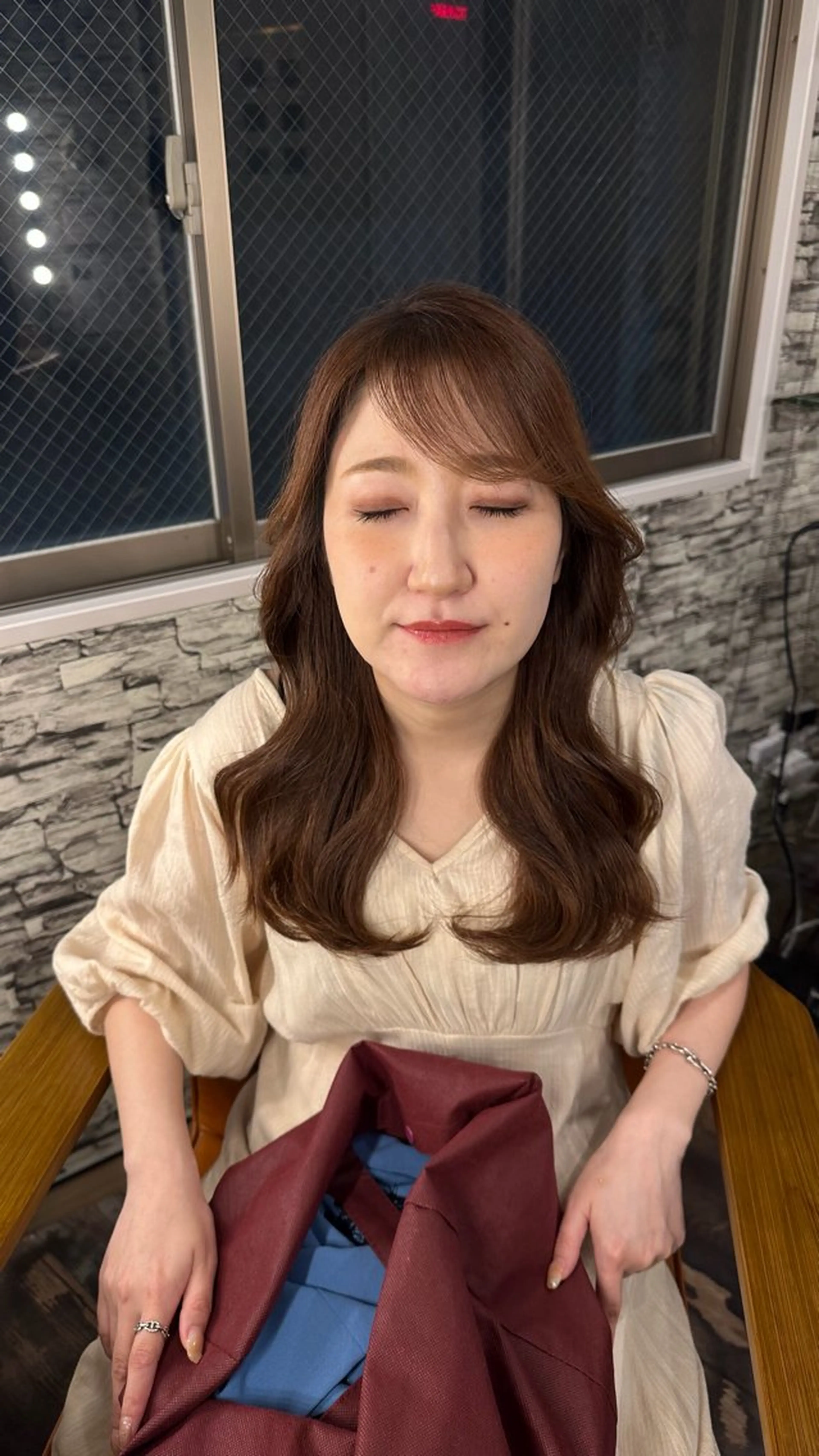 セミロング ヘアアレンジ hair make  Lucciのヘアスタイル