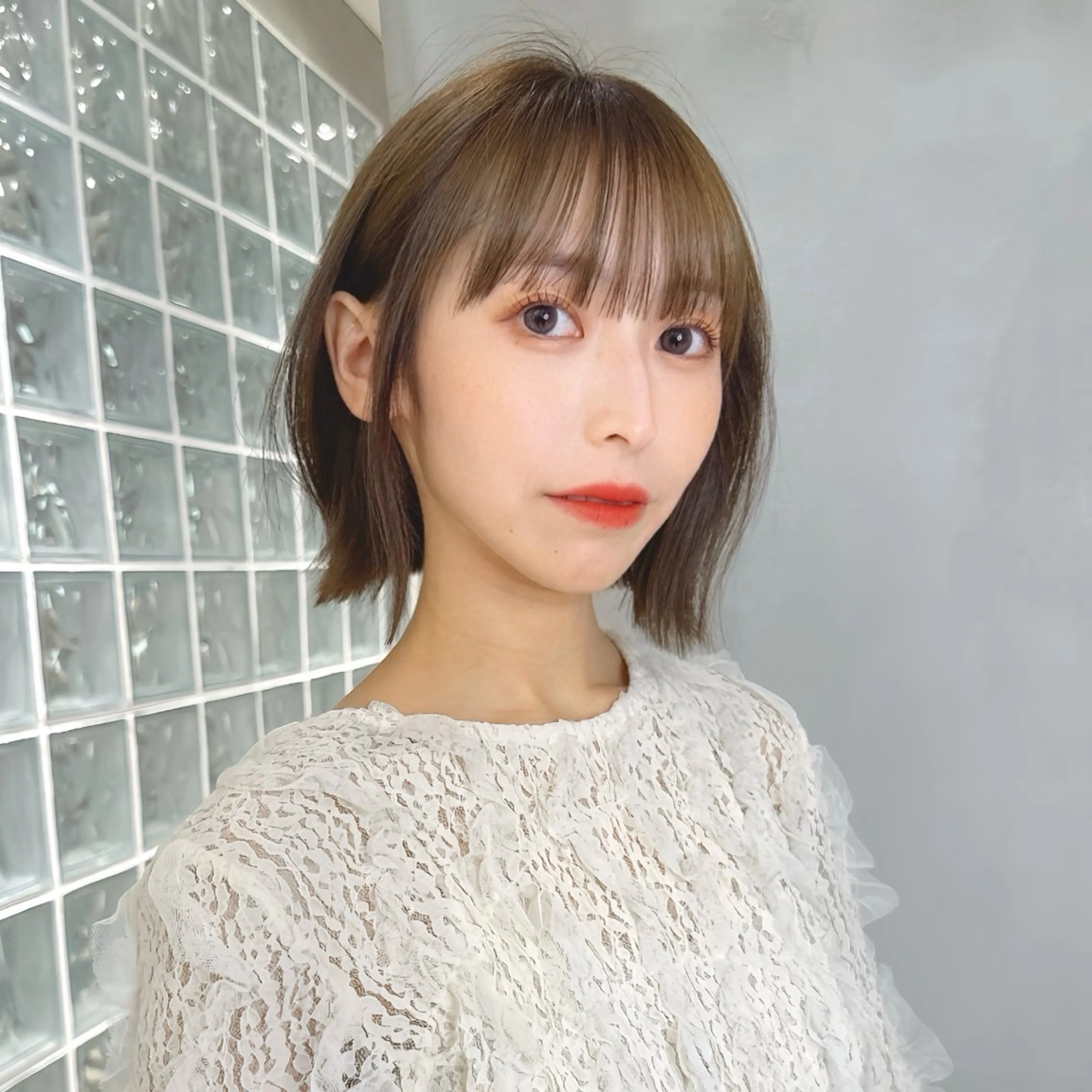 ショート カット 大人ボブ/透明感 カラー/松原和志のヘアスタイル