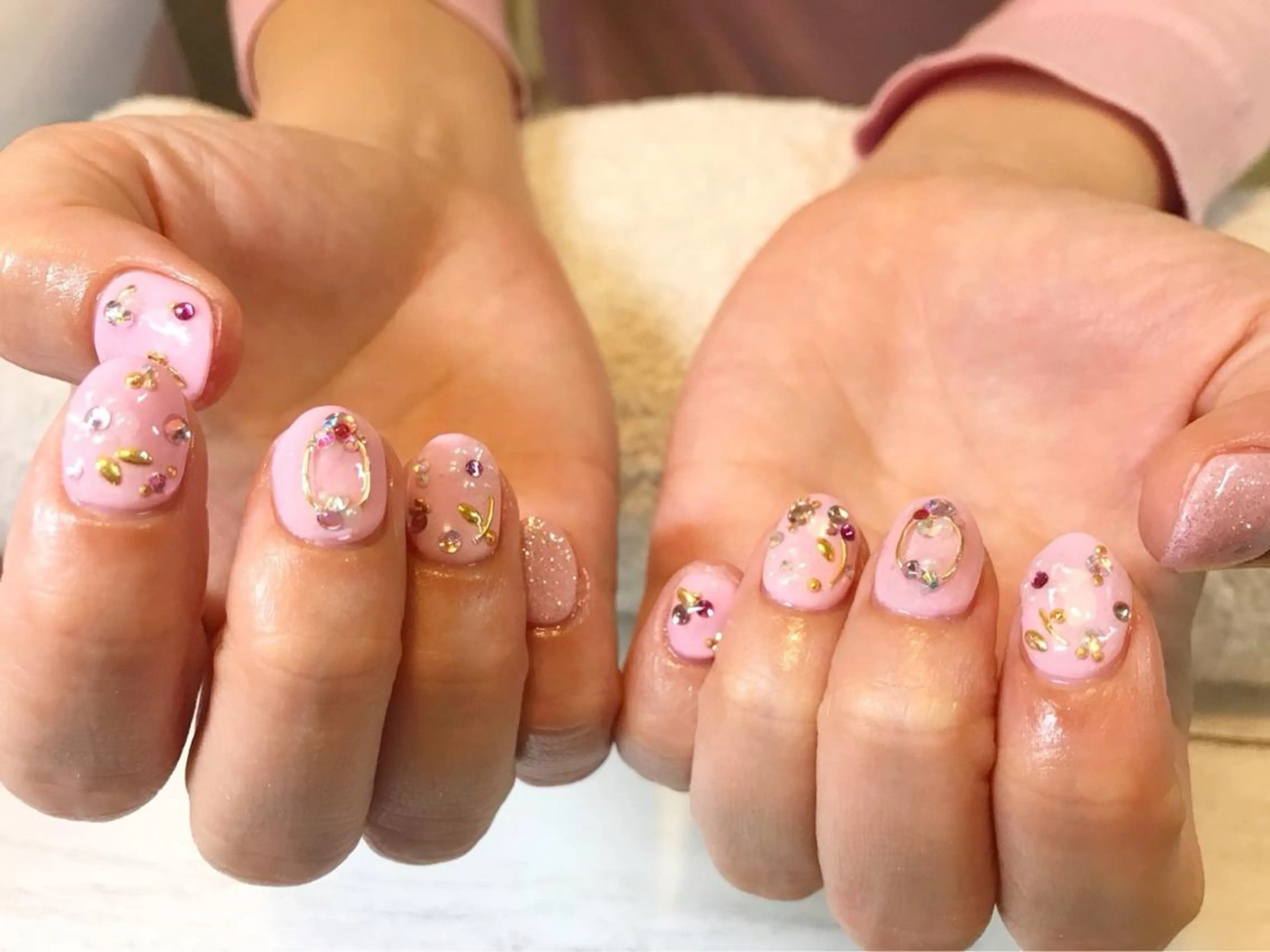 ネイル ショートネイル ハンドネイル GéRanium Harukaのネイルデザイン