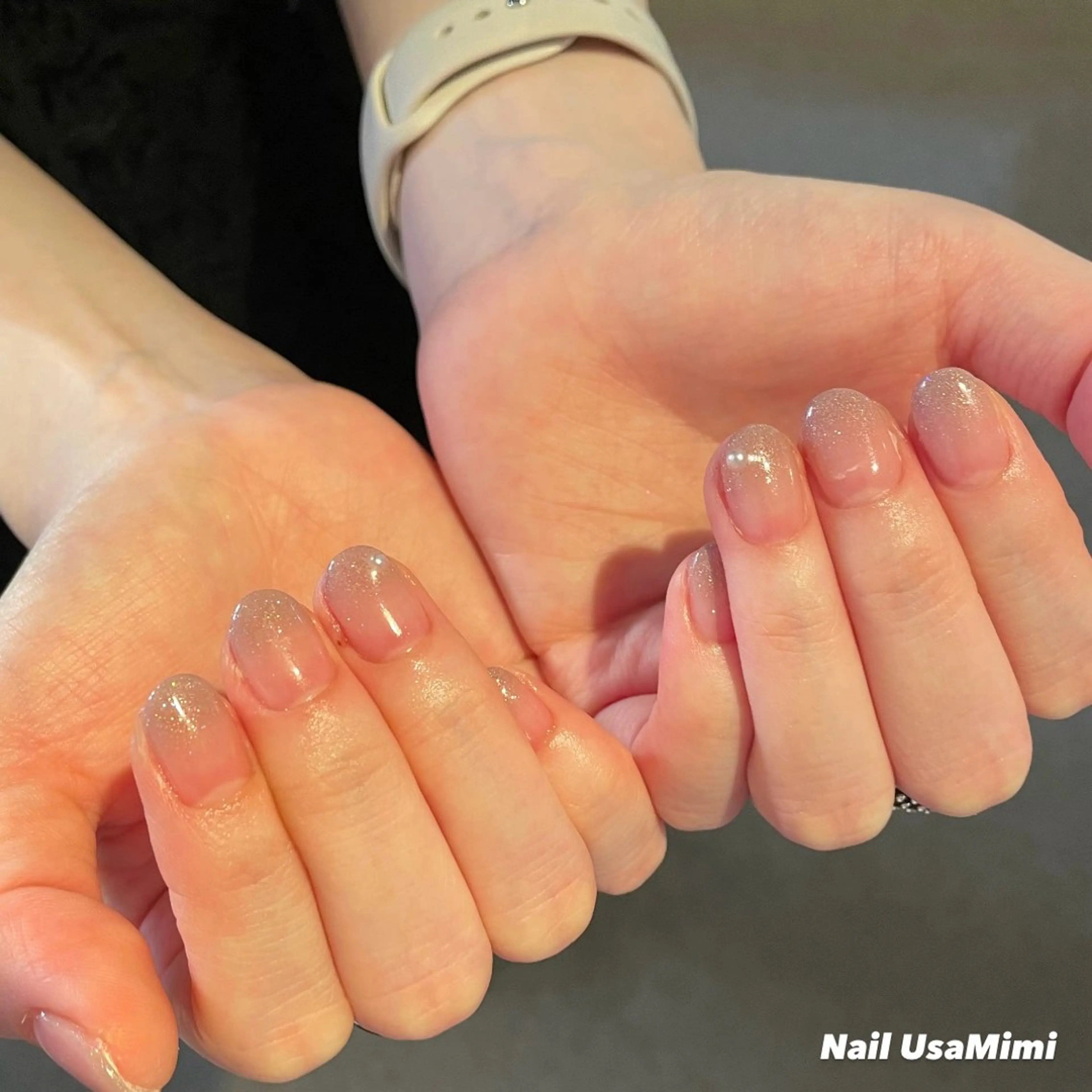 ネイル ラメ(グリッター) ラメグラデーション ハンドネイル NAIL DOT STUDIO堺筋本町のネイルデザイン