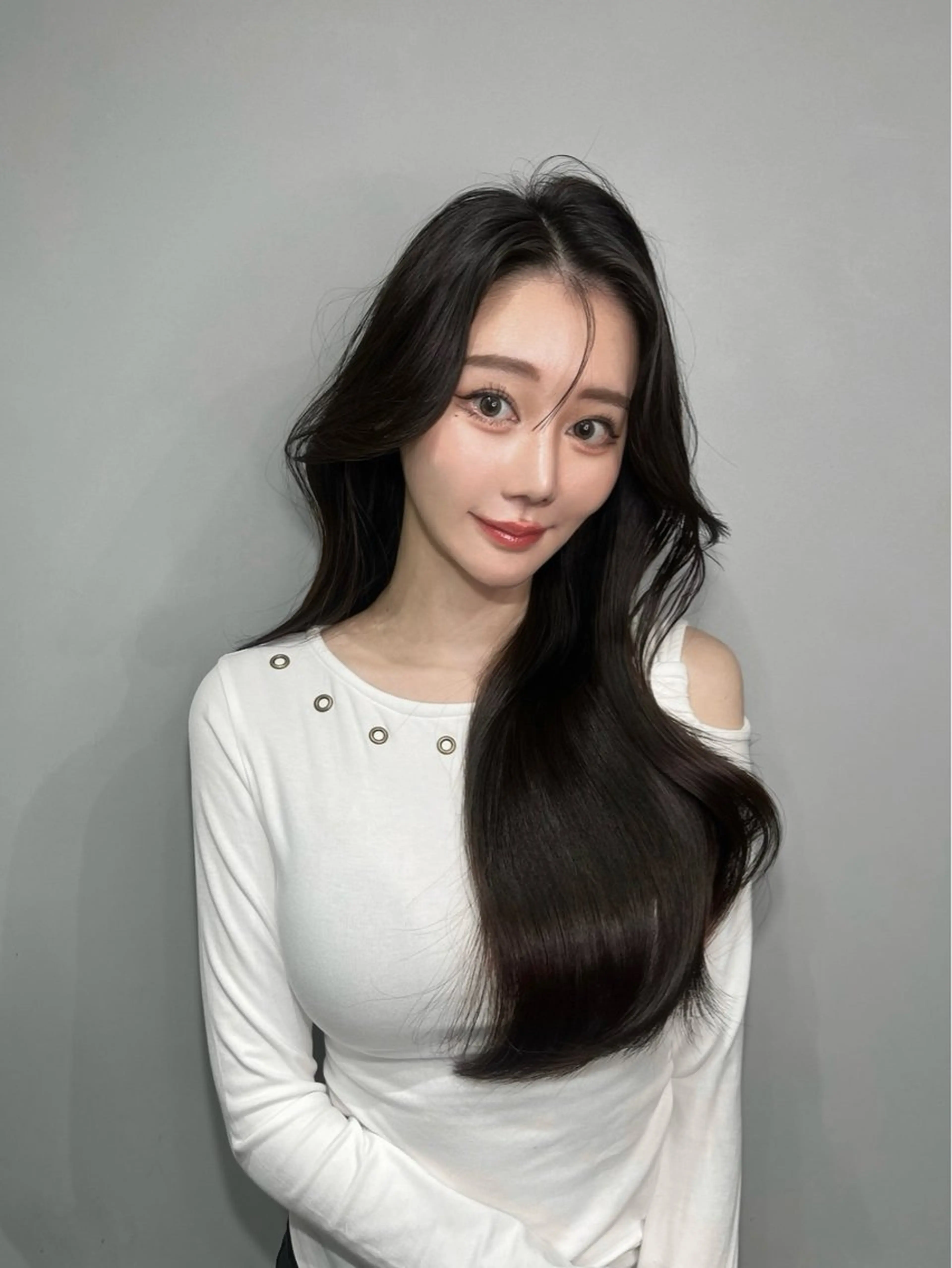 ロング カラー カット ヘアカラー トリートメント etora 渋谷所属・ワンホンヘア🇨🇳 髪質改善/itaruのヘアスタイル