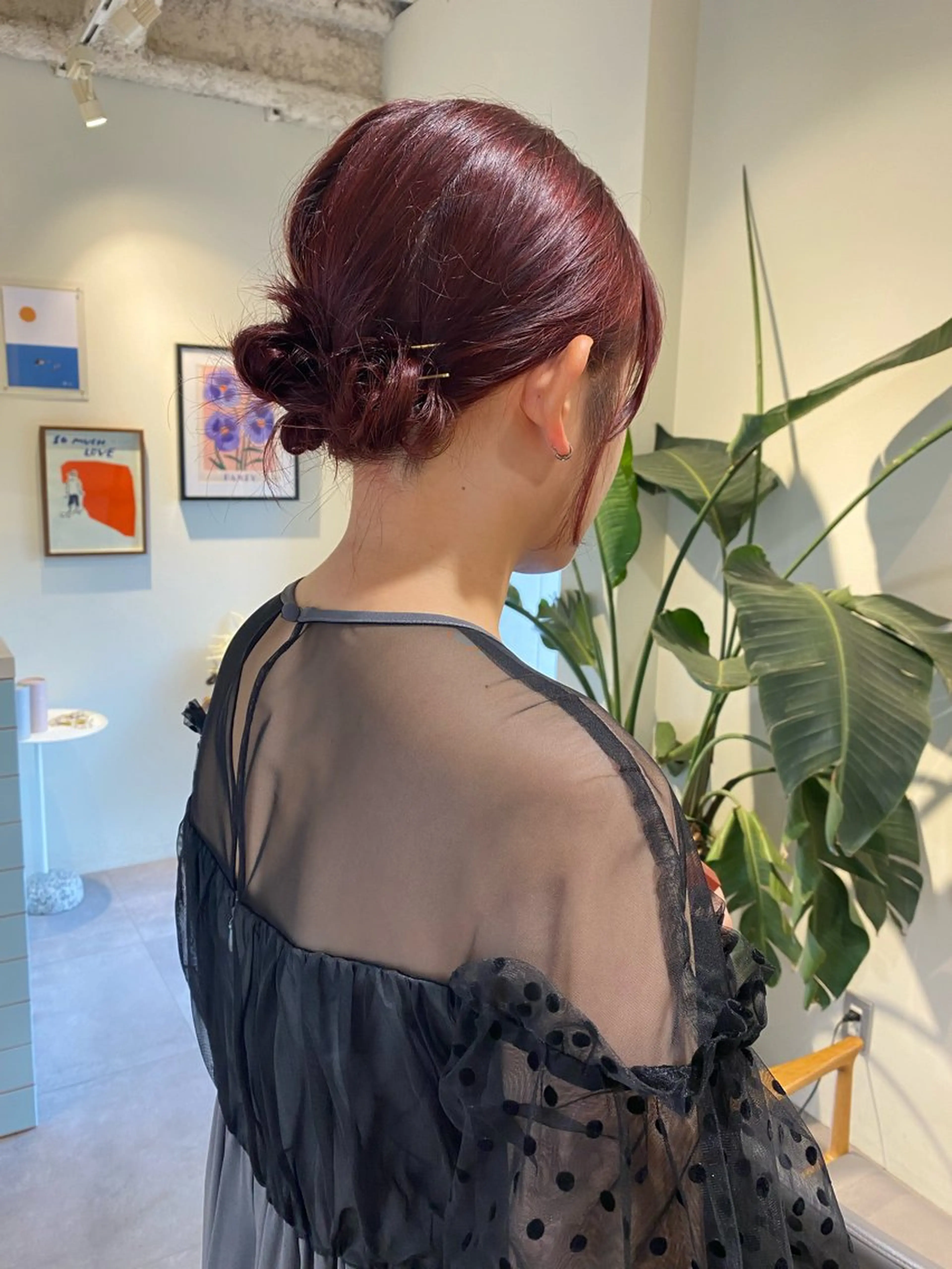 【暖色カラー限定❤️】ワンカラー❣️髪質改善トリートメント　ヘアセットスタイリング付🐑の写真