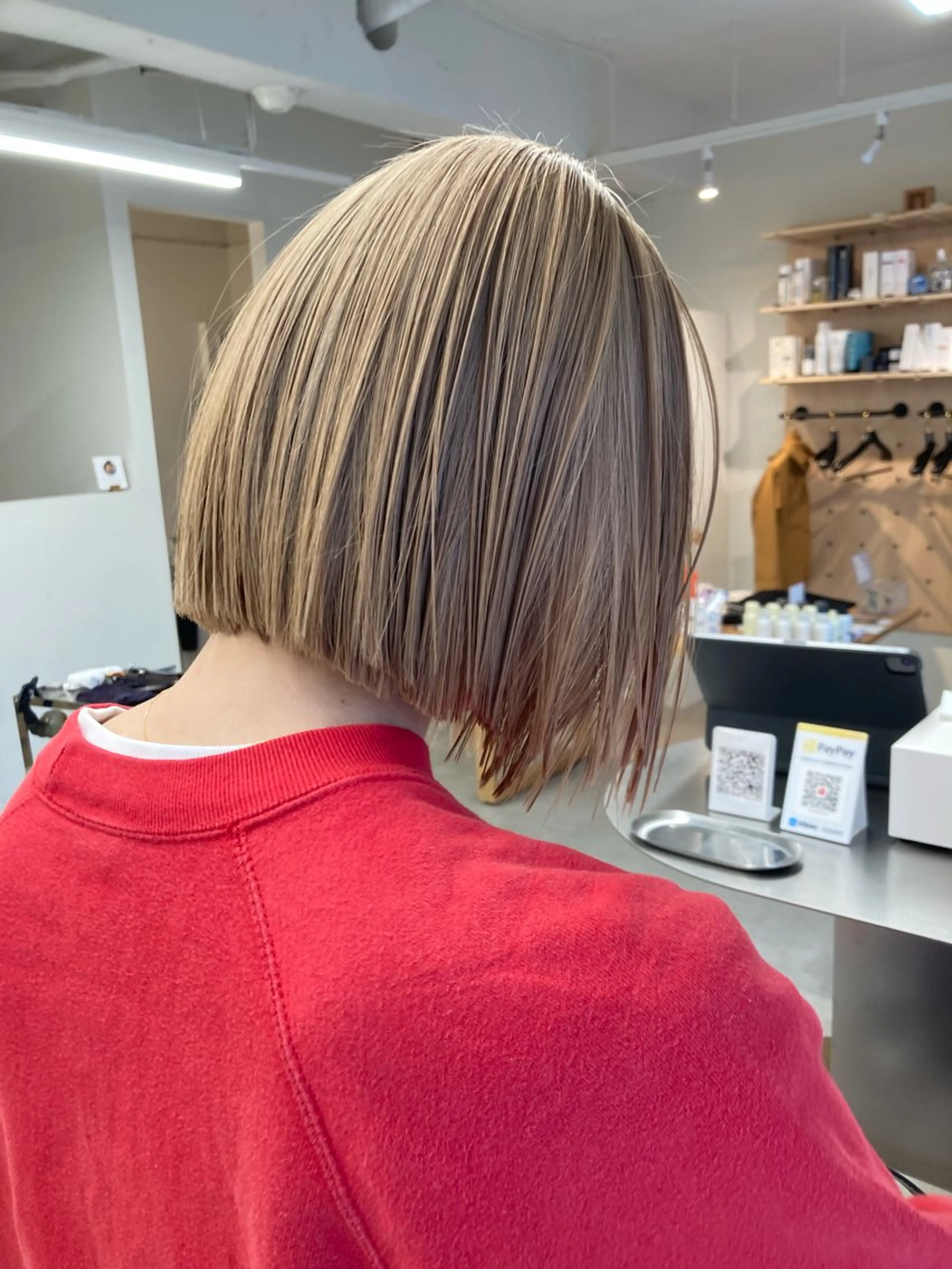 ショート カラー マミ🌱 ボブ/津田沼のヘアスタイル