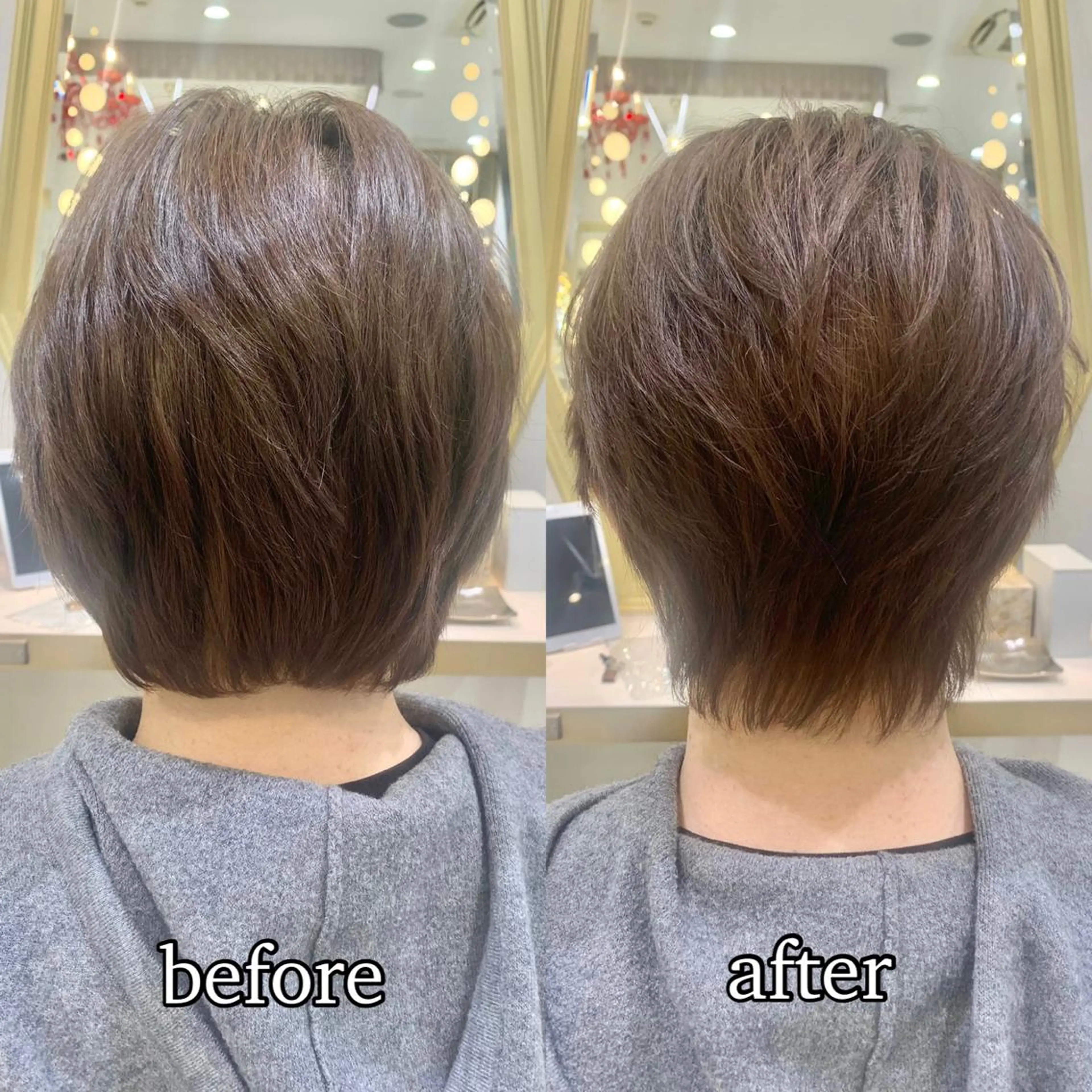 ショート カラー パーマ ヘアアレンジ メンズ キッズ ネイル マツエク・マツパ アイブロウ 《褒められる》 透明感カラー/小嶋のヘアスタイル