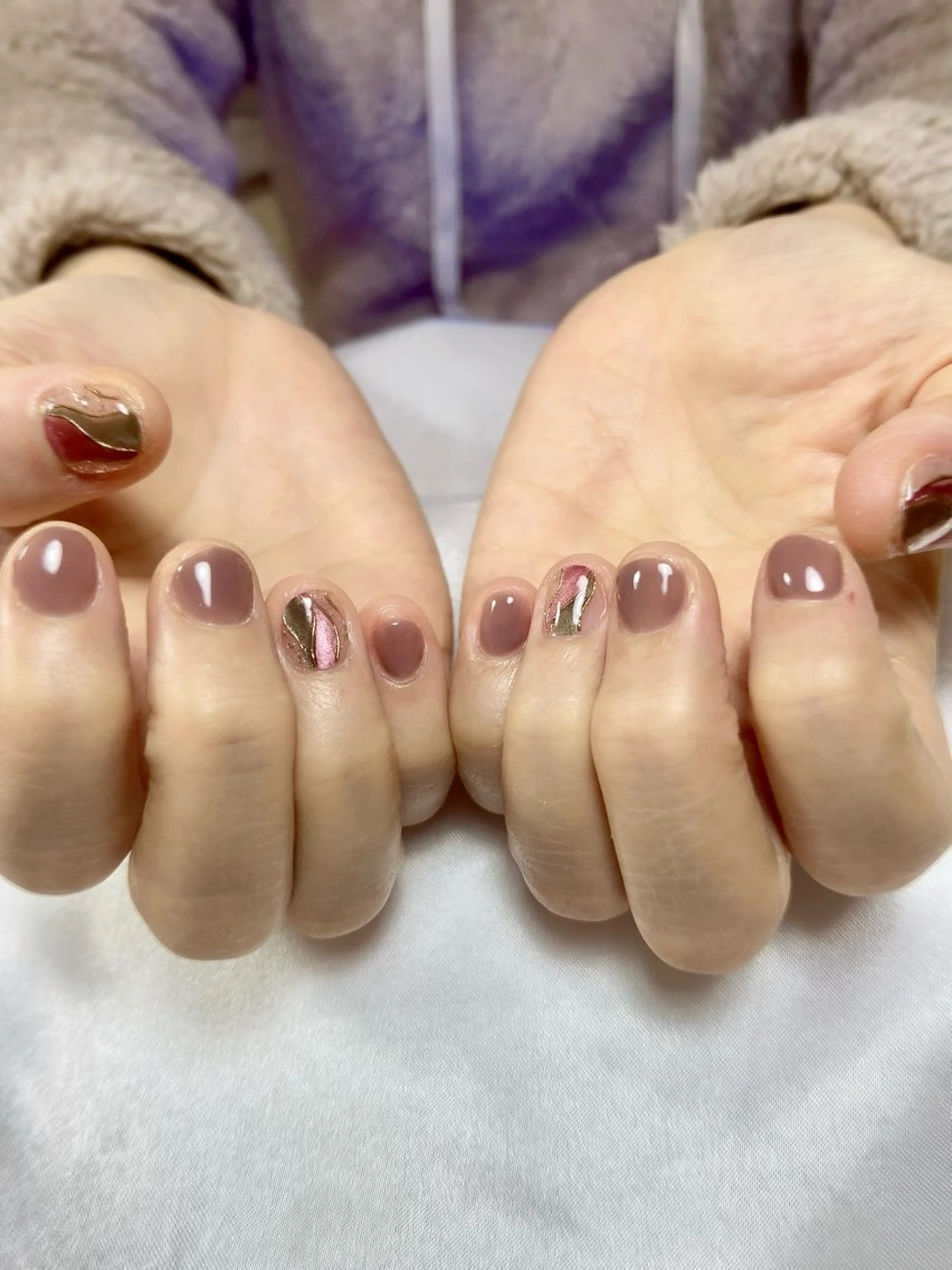 ネイル マグネットネイル ハンドネイル ﾈｲﾙｻﾛﾝ Bellefleurのネイルデザイン