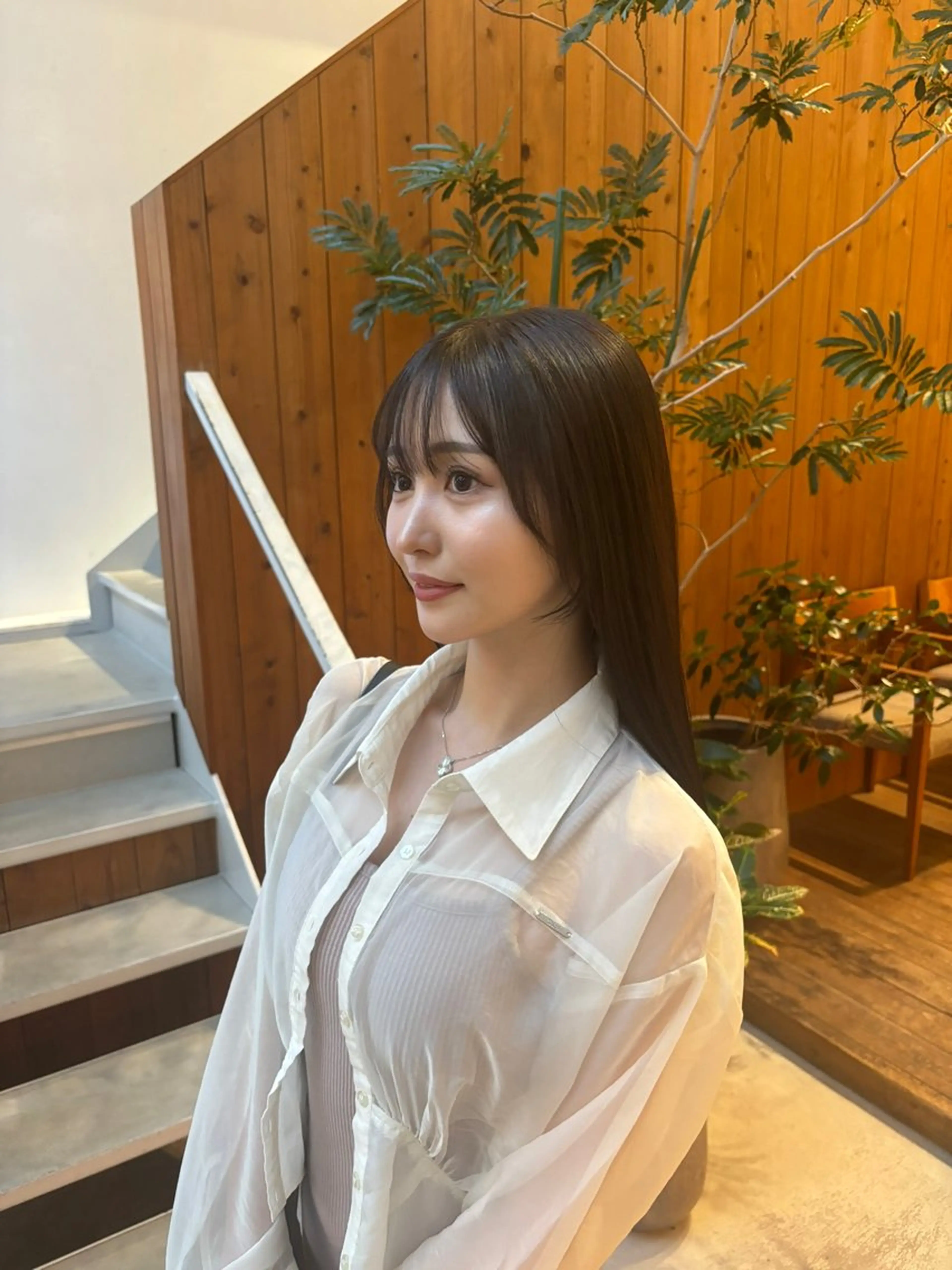 ロング 中野 ちよのヘアスタイル