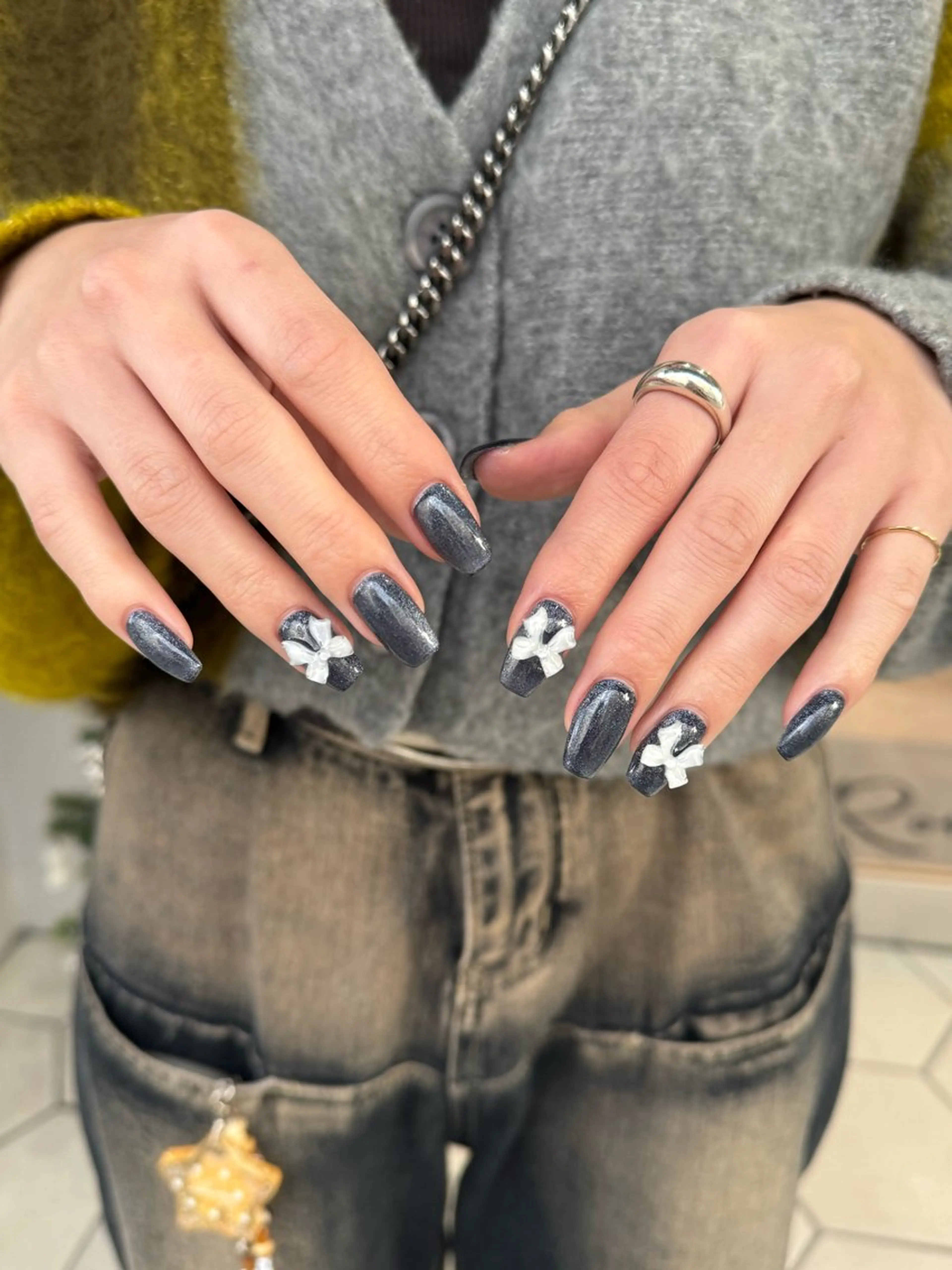 ネイル マグネットネイル Rommy Arisaのネイルデザイン