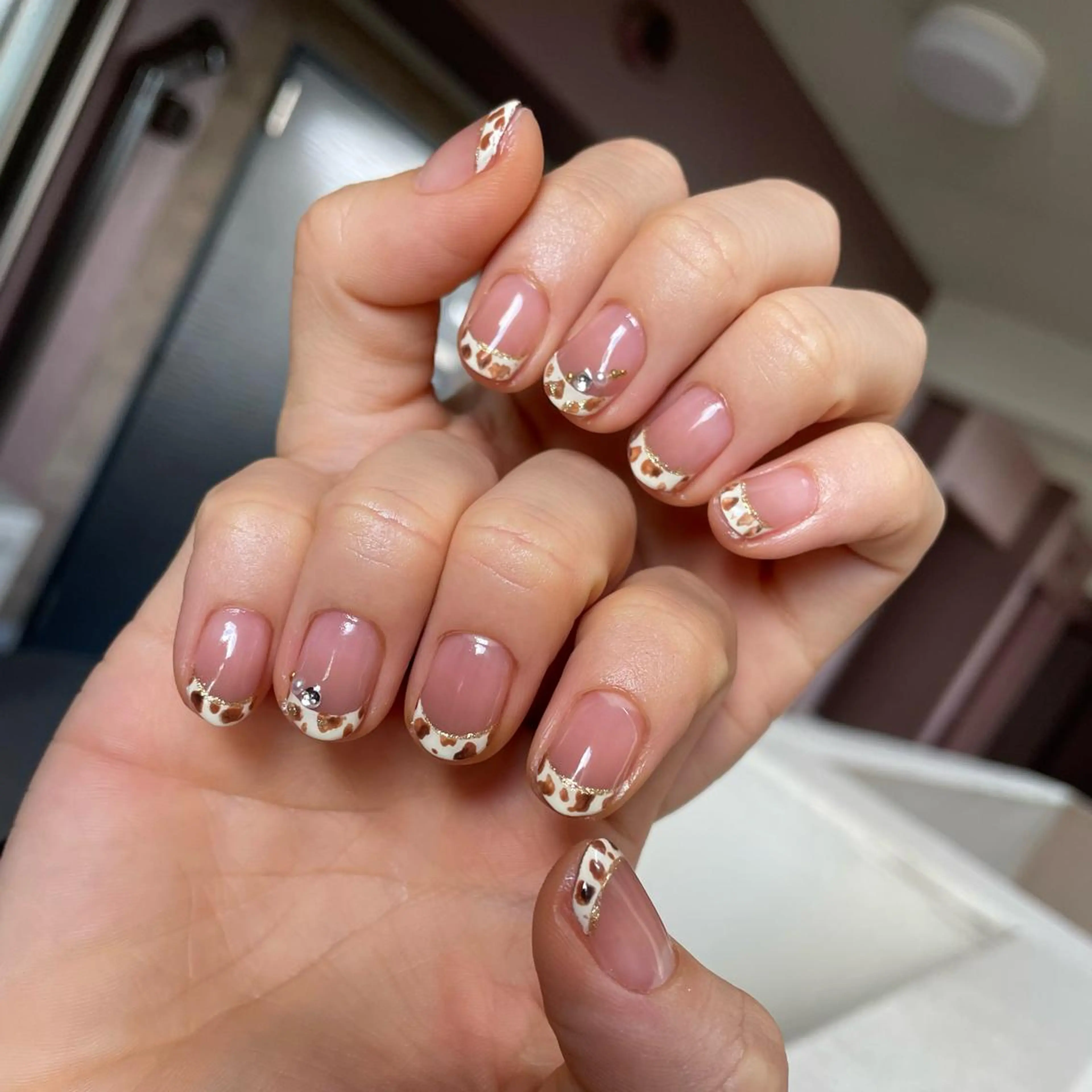 ネイル フレンチネイル 奥園 良恵のネイルデザイン