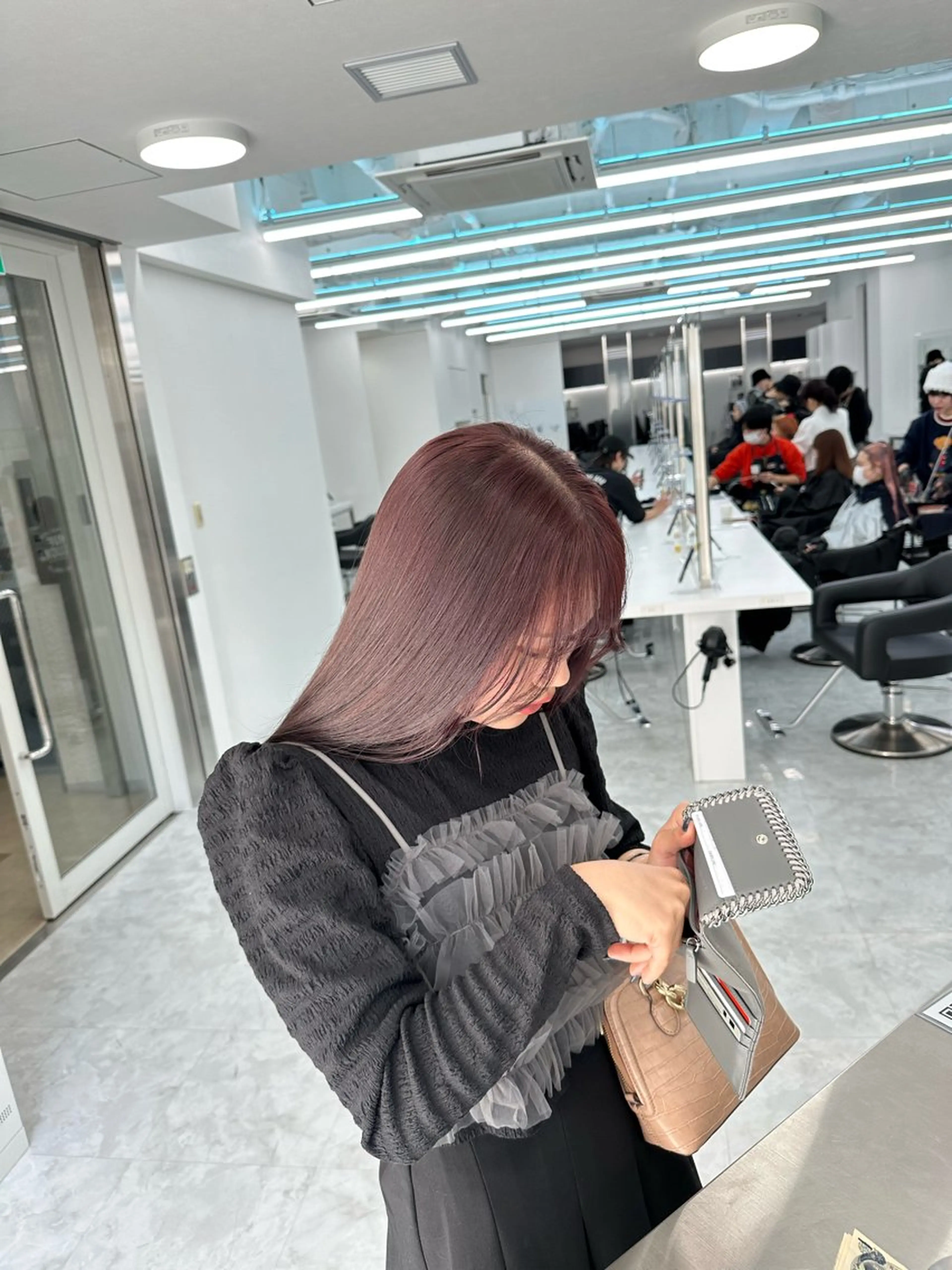 ロング ヘアカラー トリートメント ヘッドスパ ヘアセット rio🧚🏻‍♀️ 暖色/グレージュのヘアスタイル